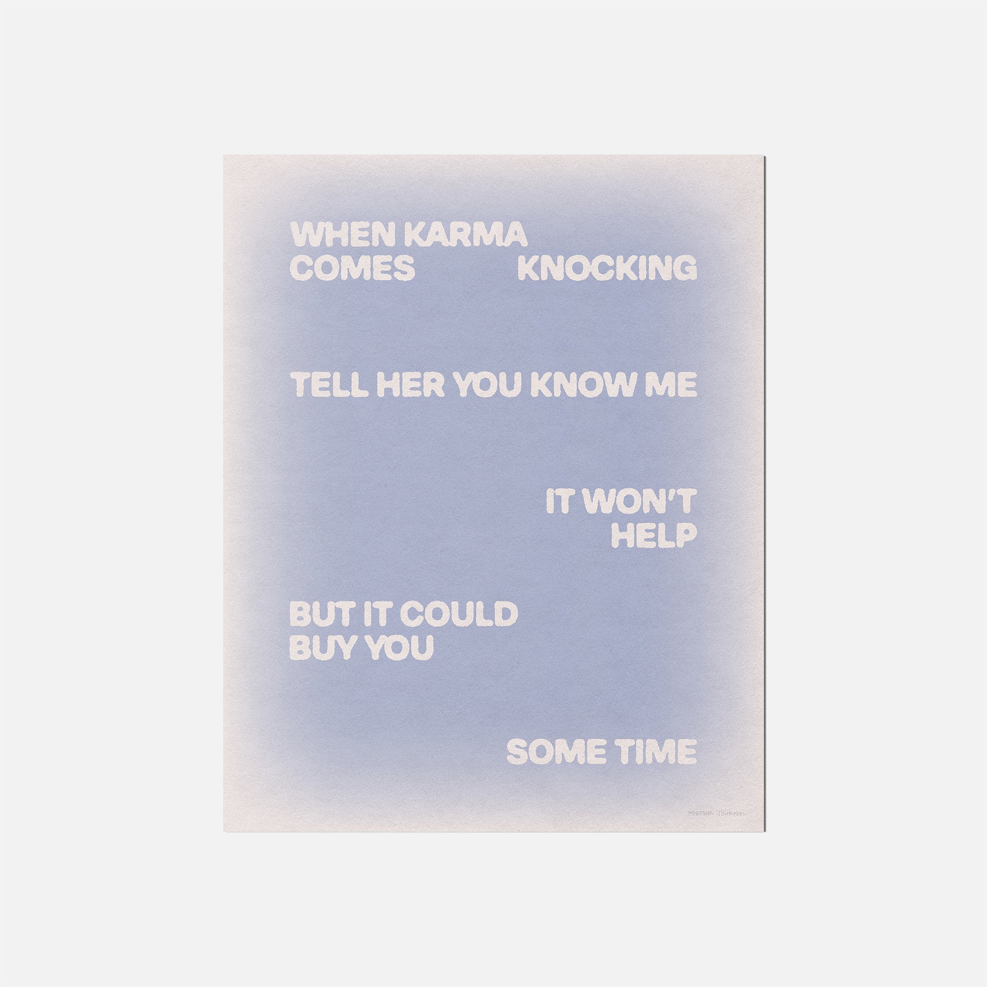 KNOCKING PRINT