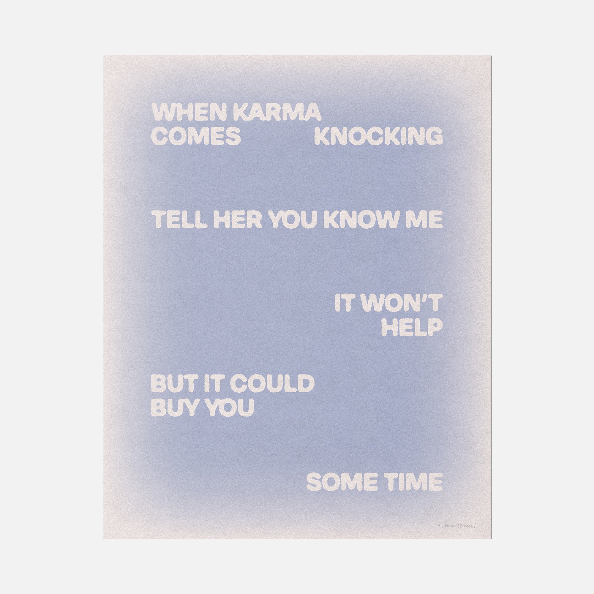 KNOCKING PRINT