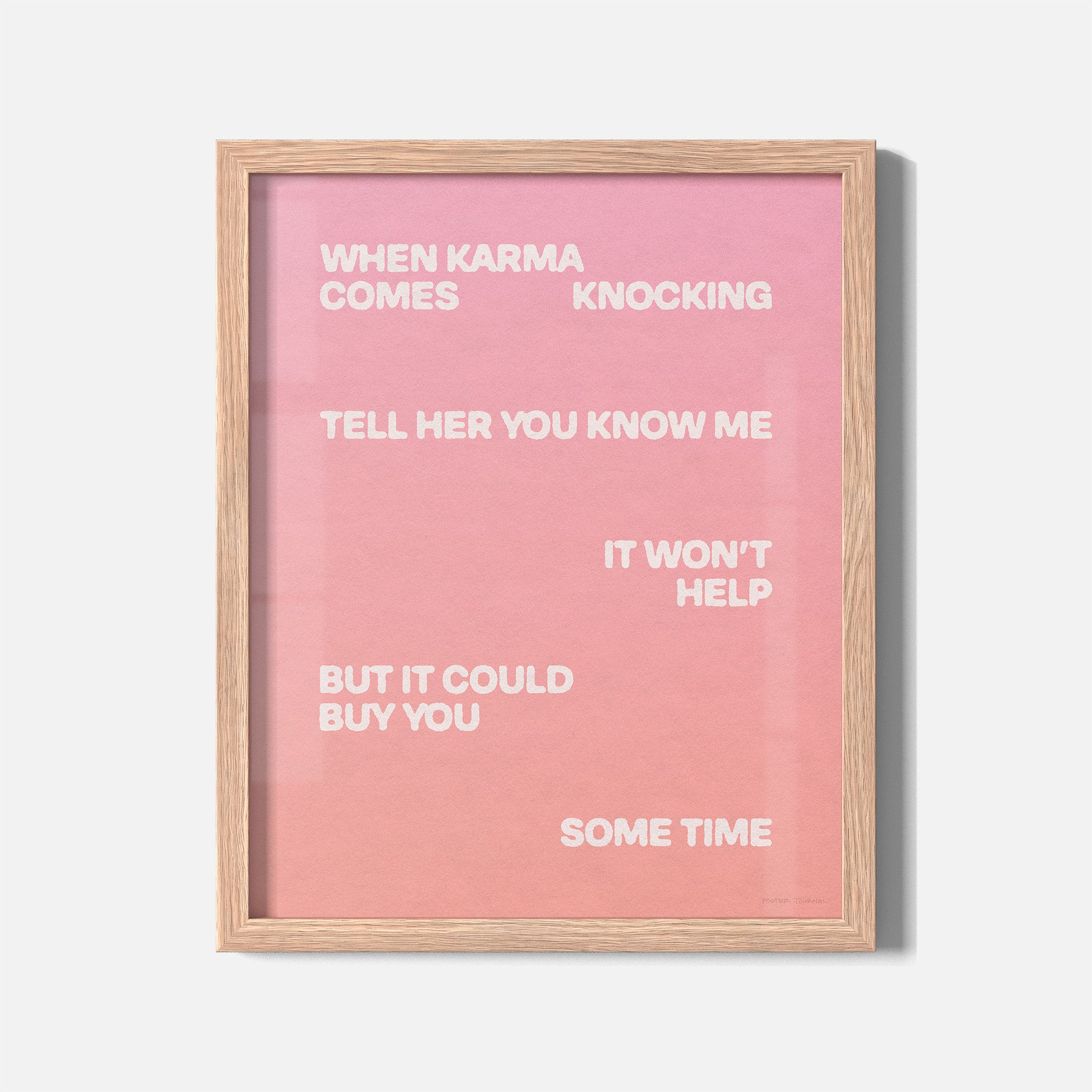 KNOCKING PRINT