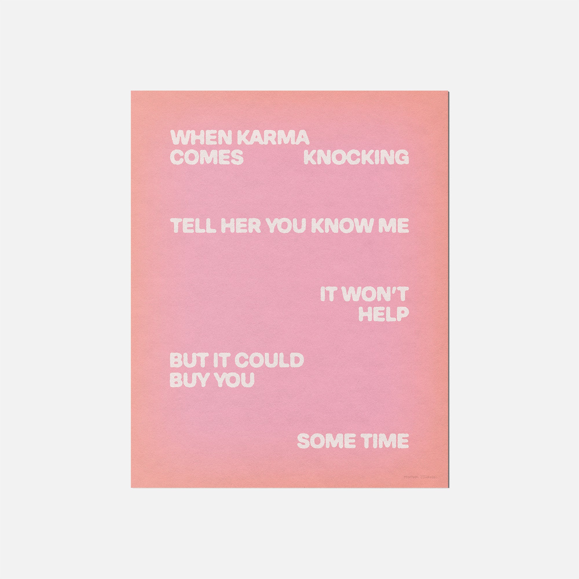 KNOCKING PRINT