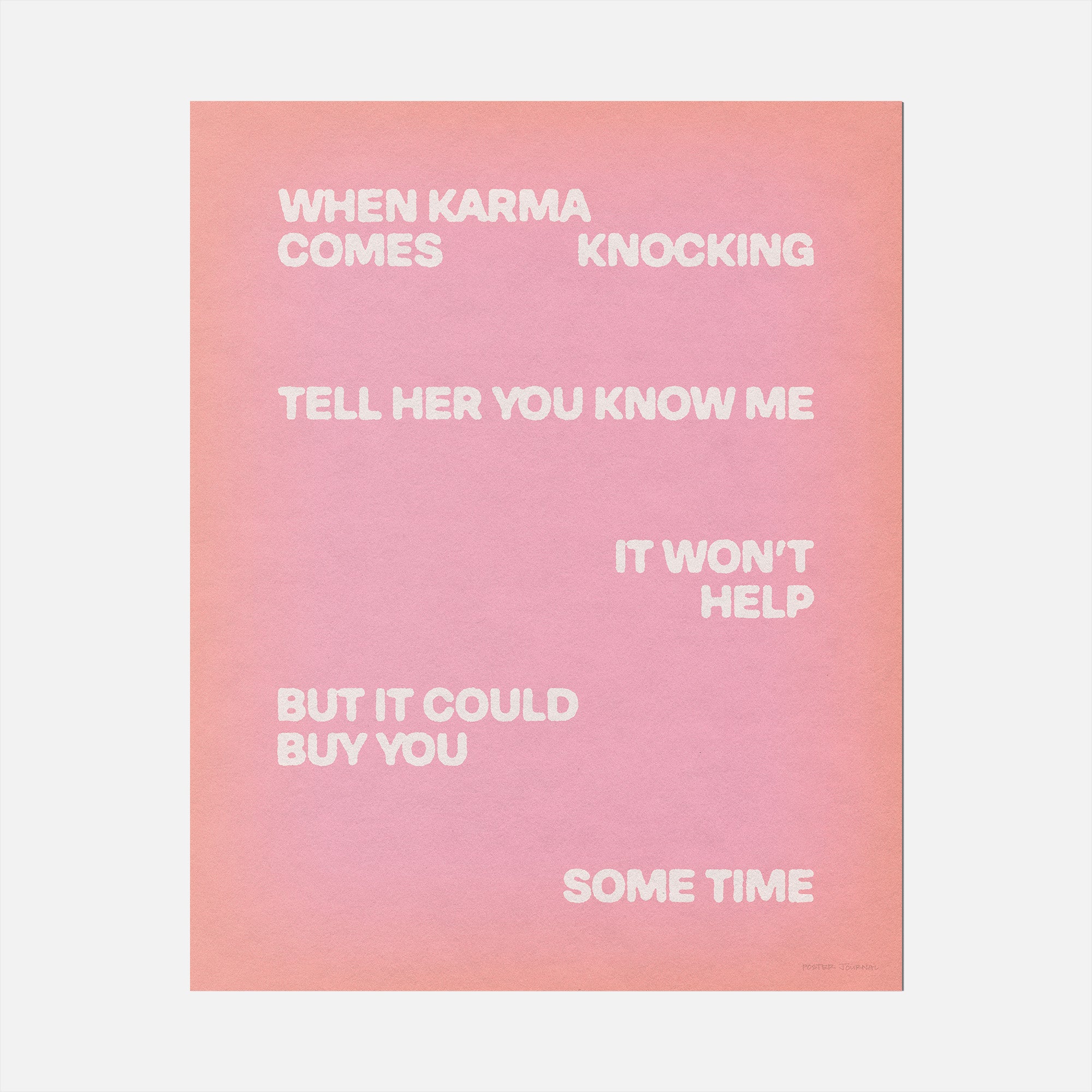 KNOCKING PRINT