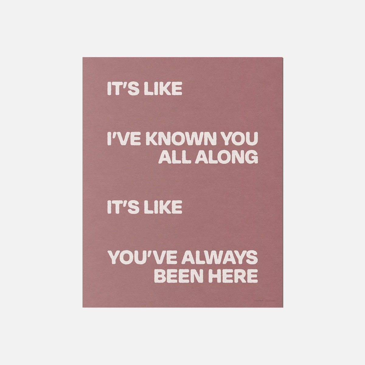 KNOWN PRINT