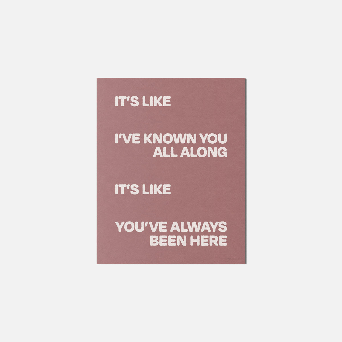 KNOWN PRINT