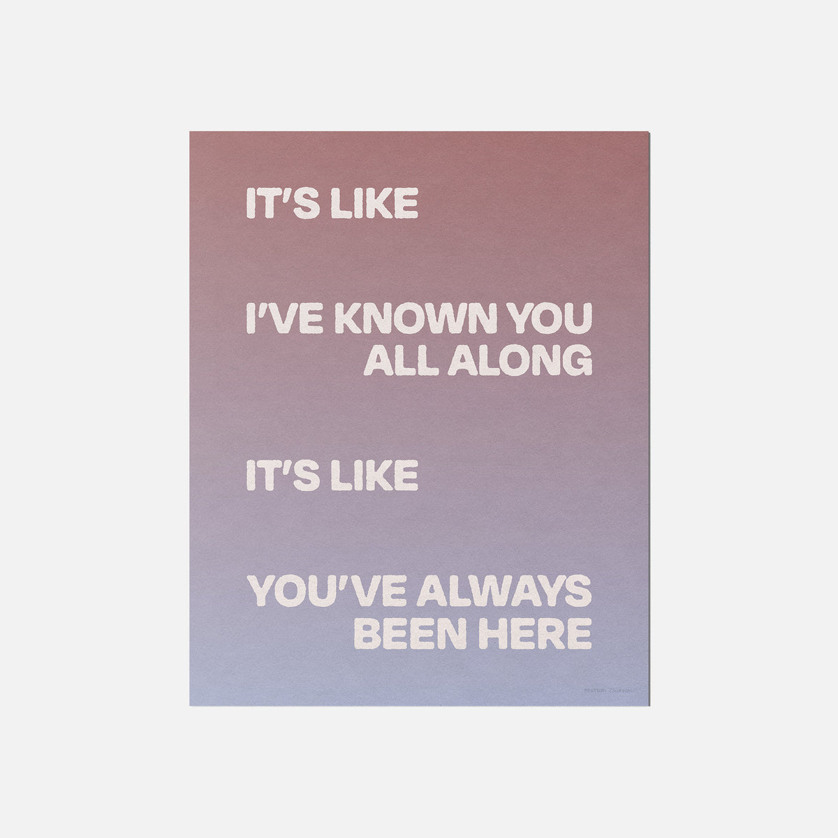 KNOWN PRINT