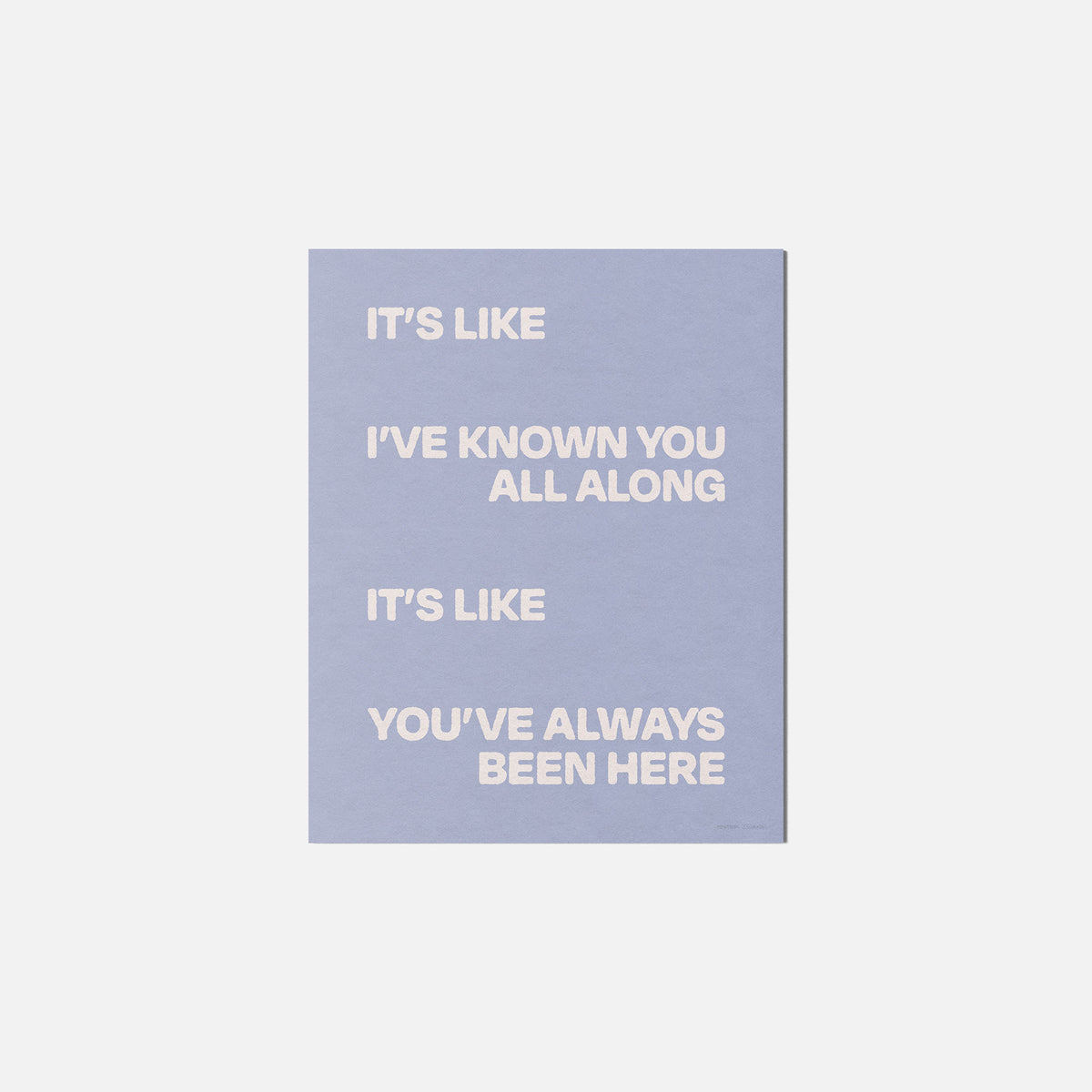 KNOWN PRINT