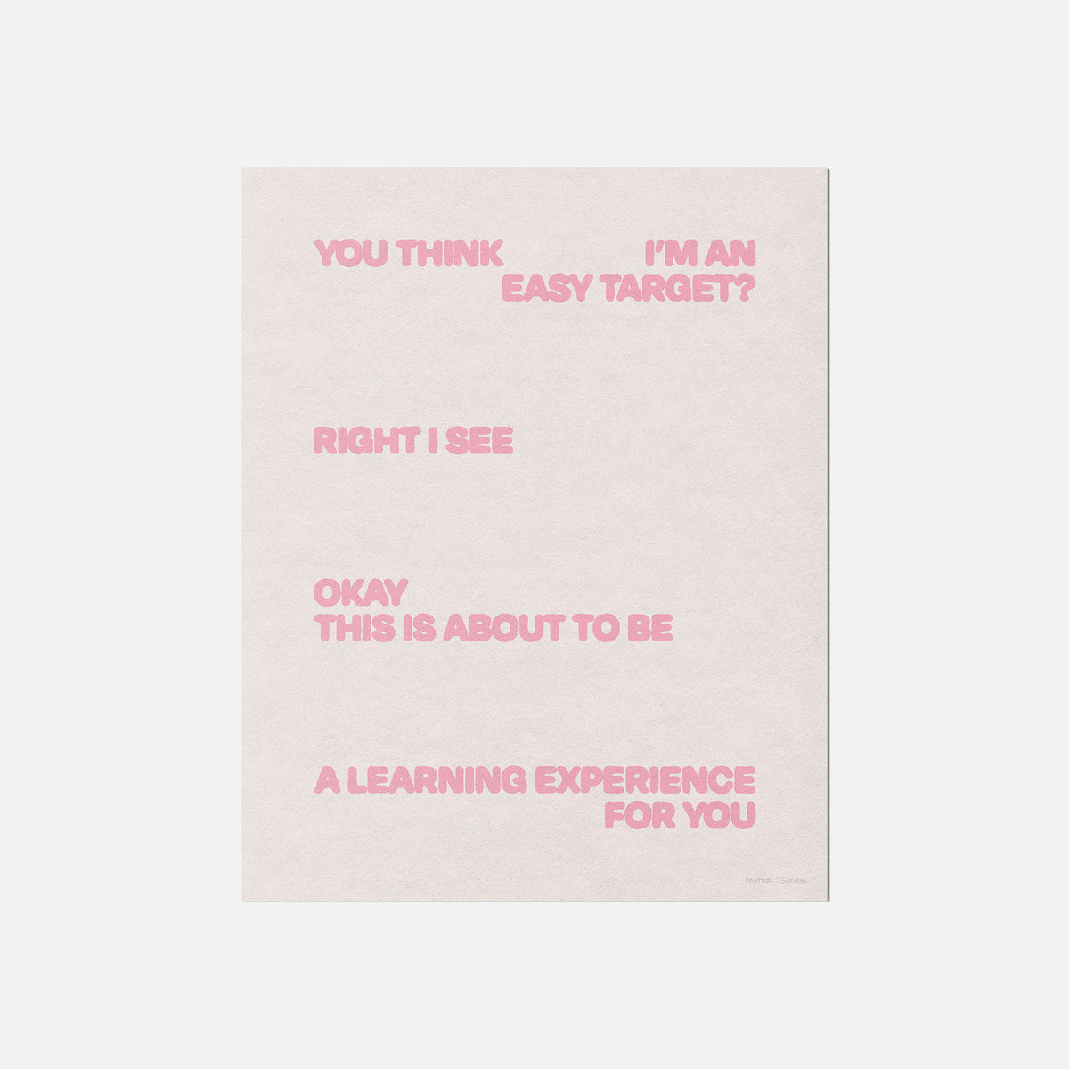LEARNING PRINT