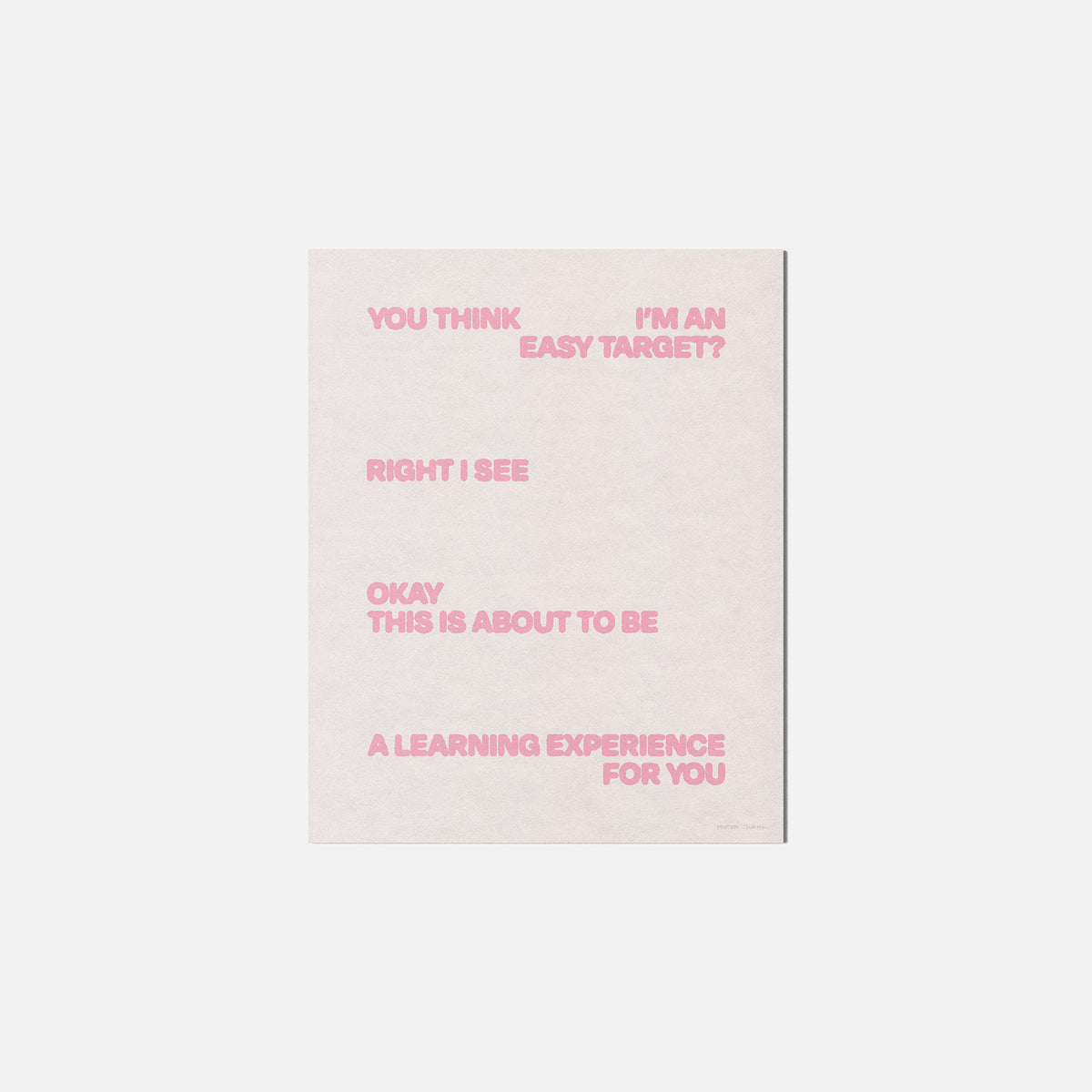LEARNING PRINT