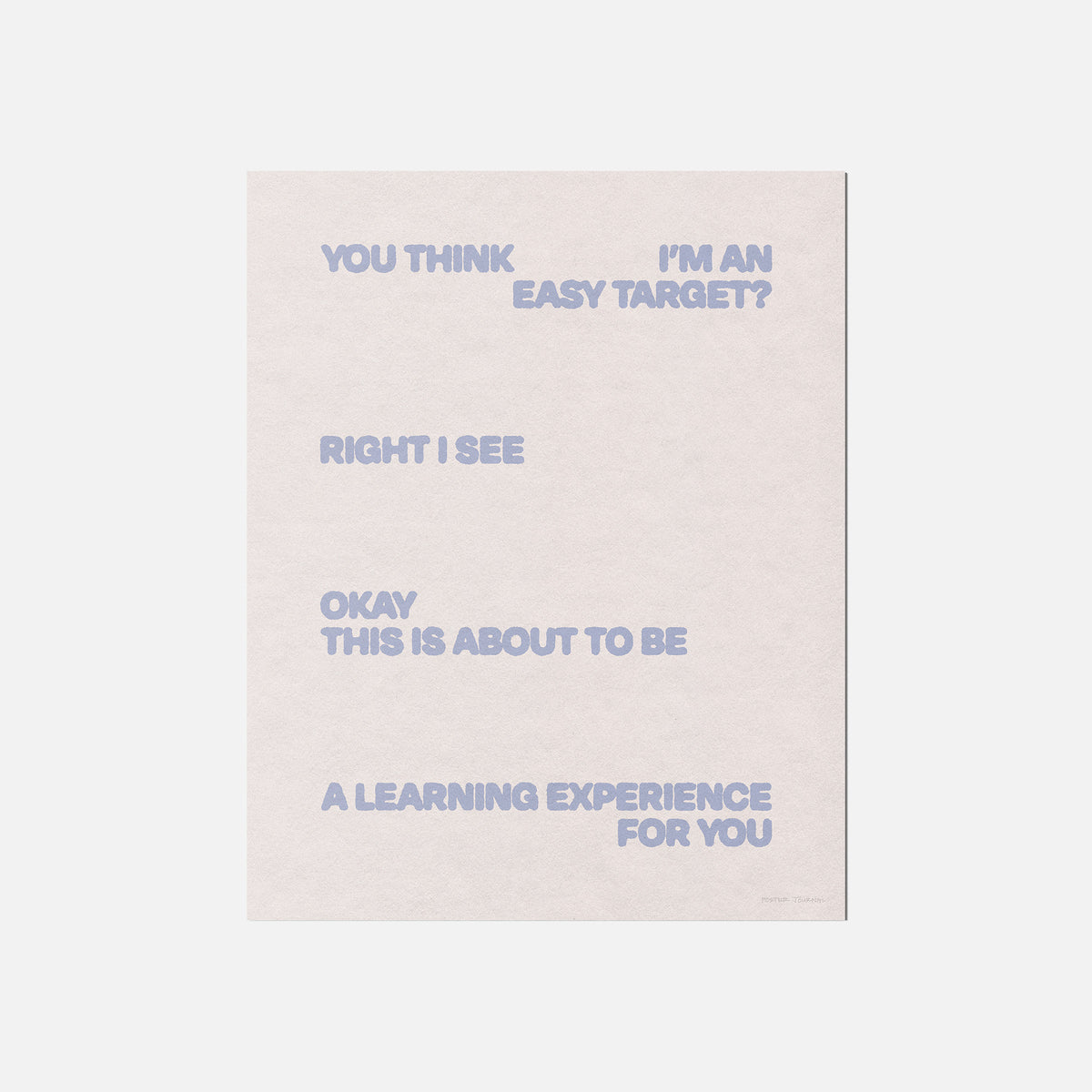LEARNING PRINT