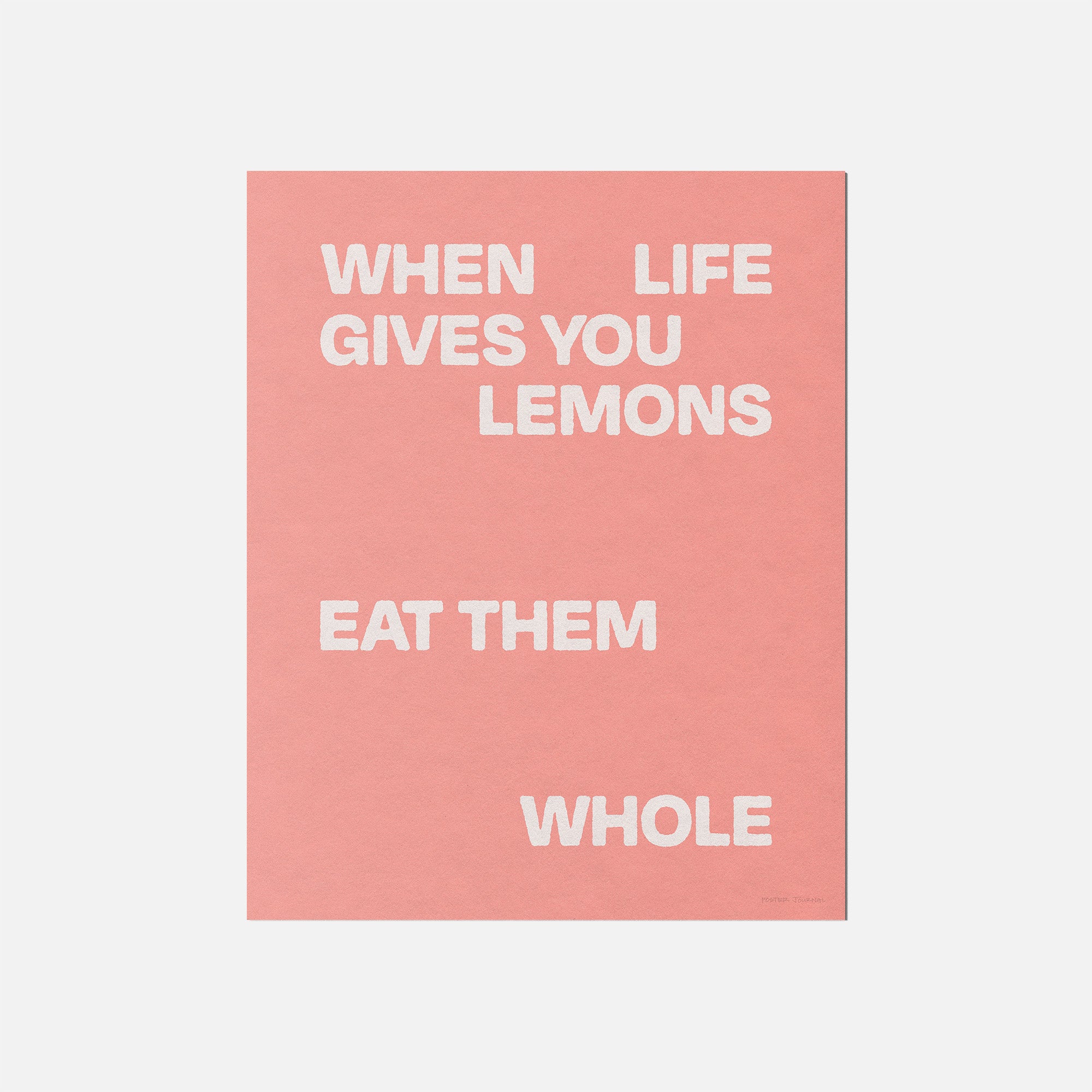 LEMONS PRINT