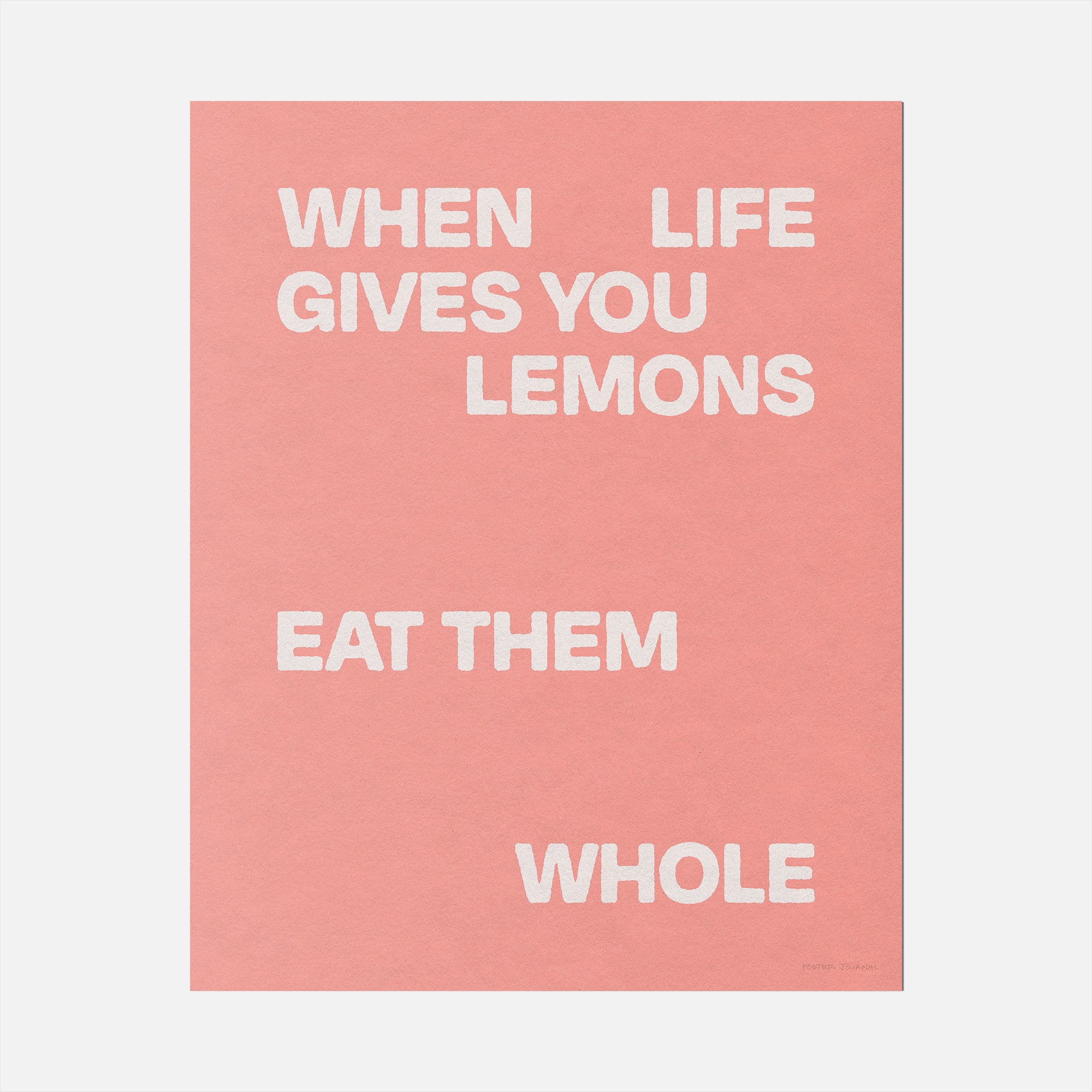 LEMONS PRINT