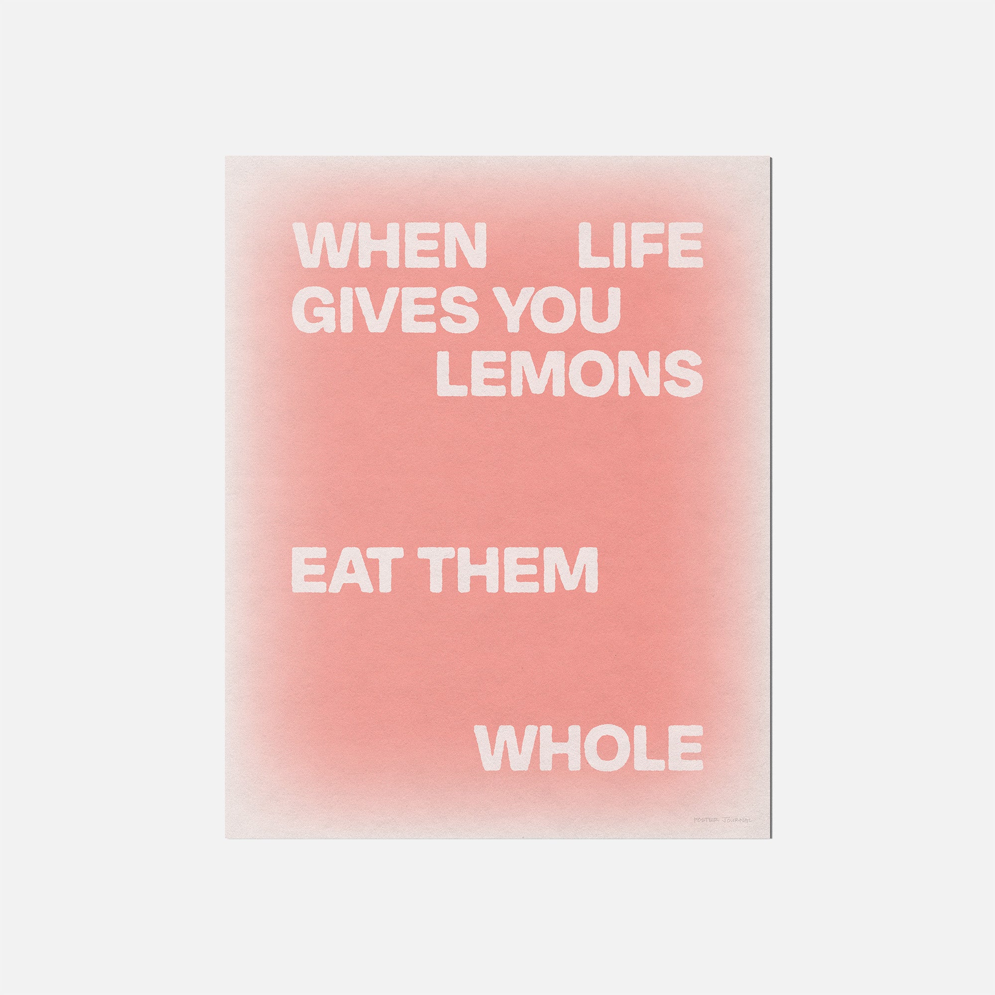 LEMONS PRINT