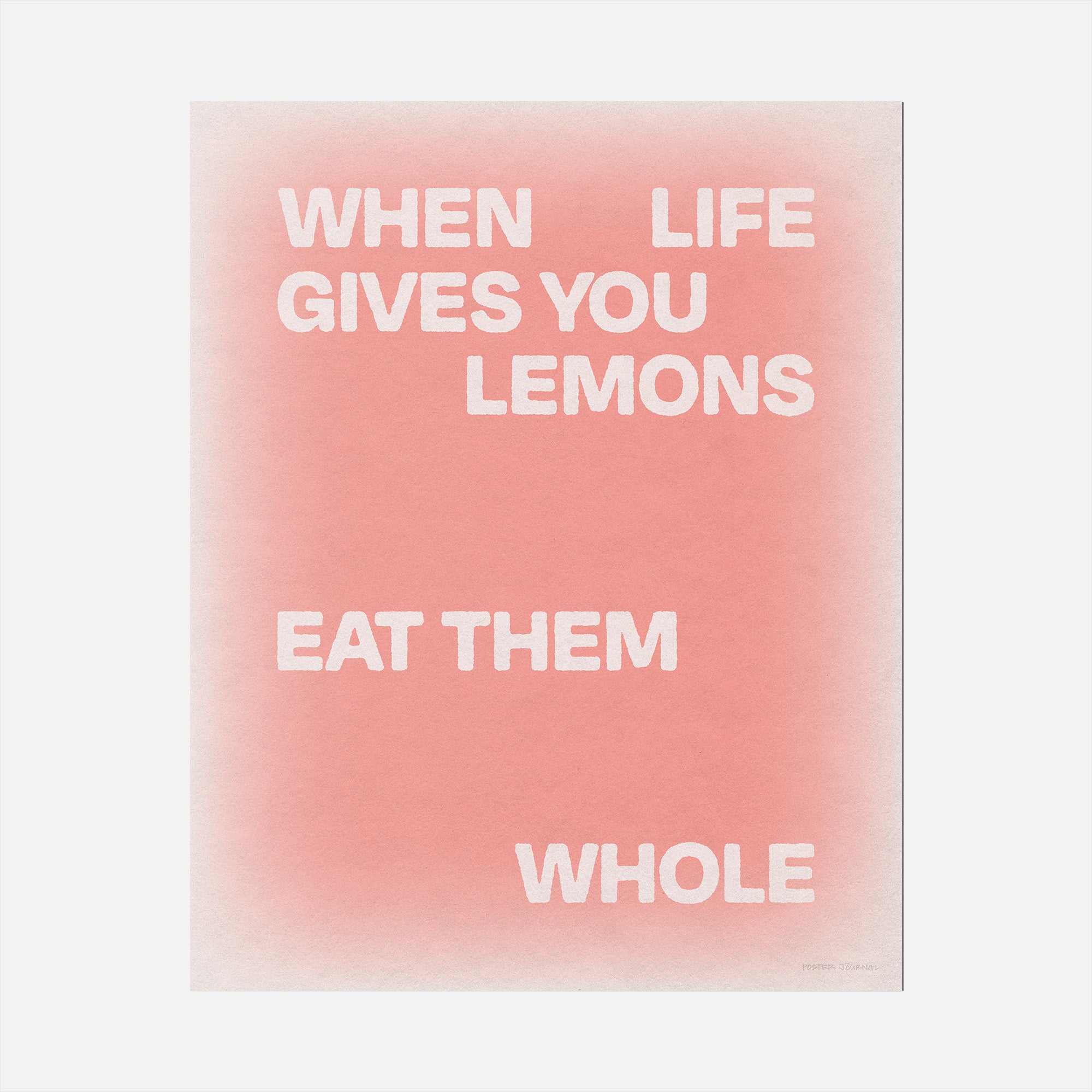 LEMONS PRINT