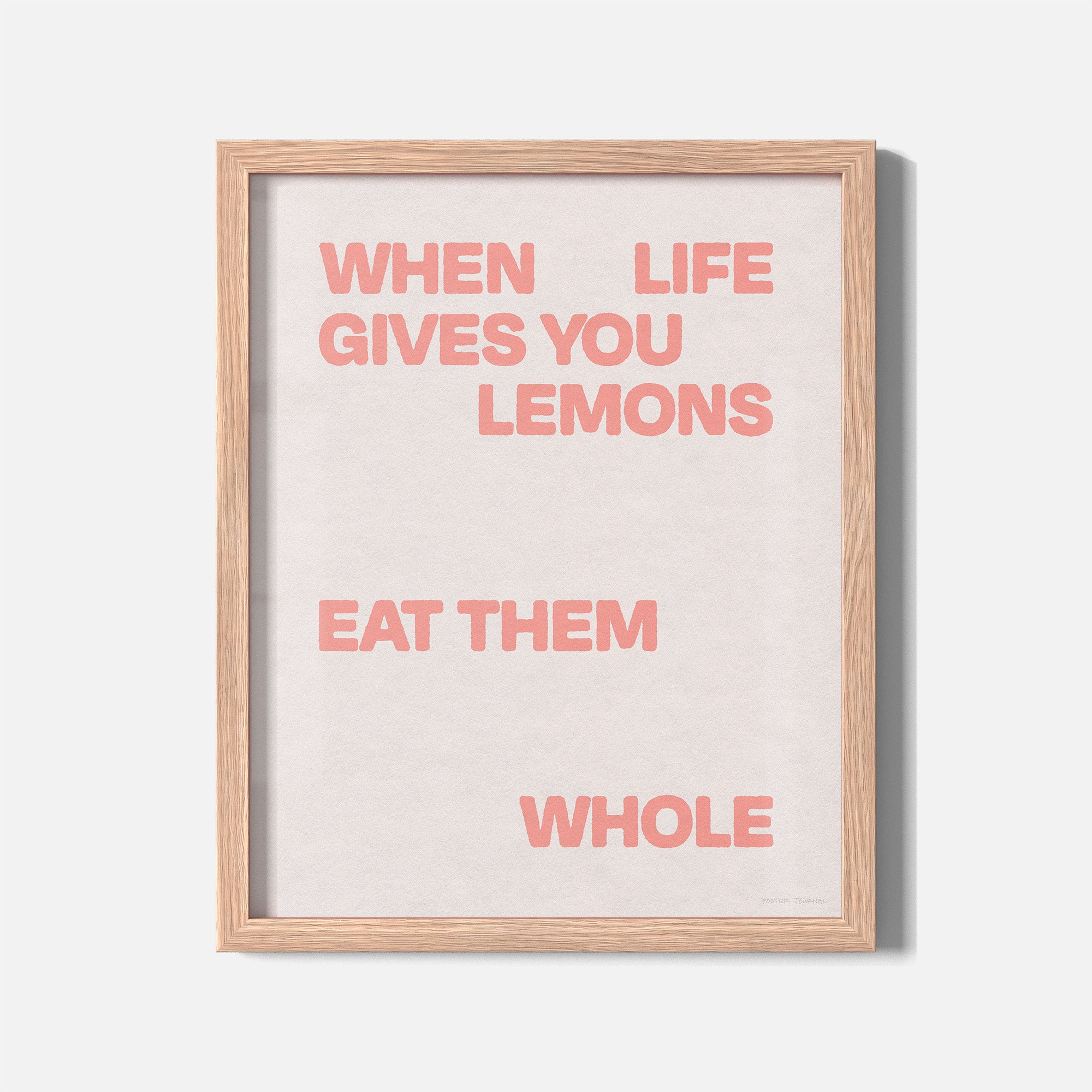 LEMONS PRINT