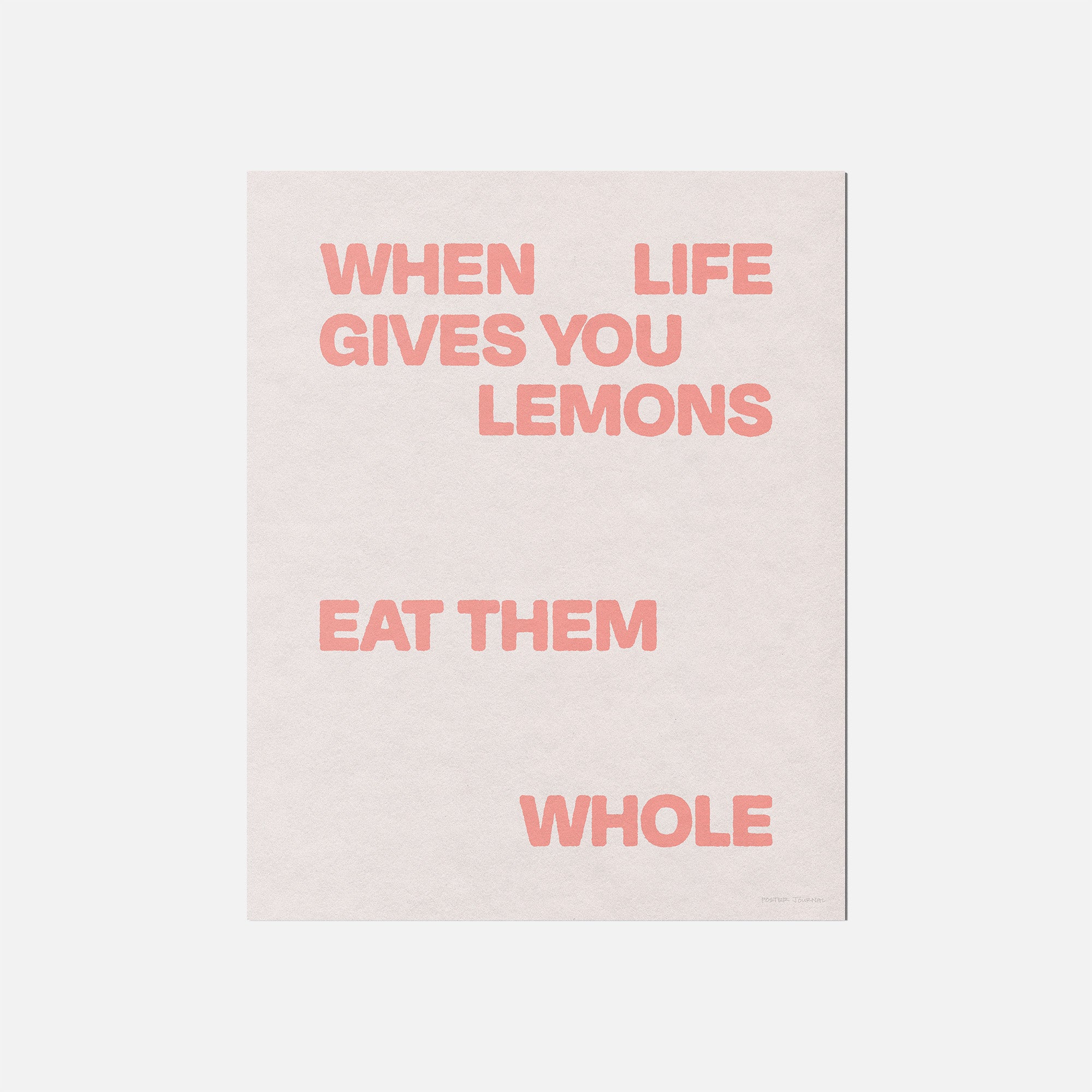 LEMONS PRINT