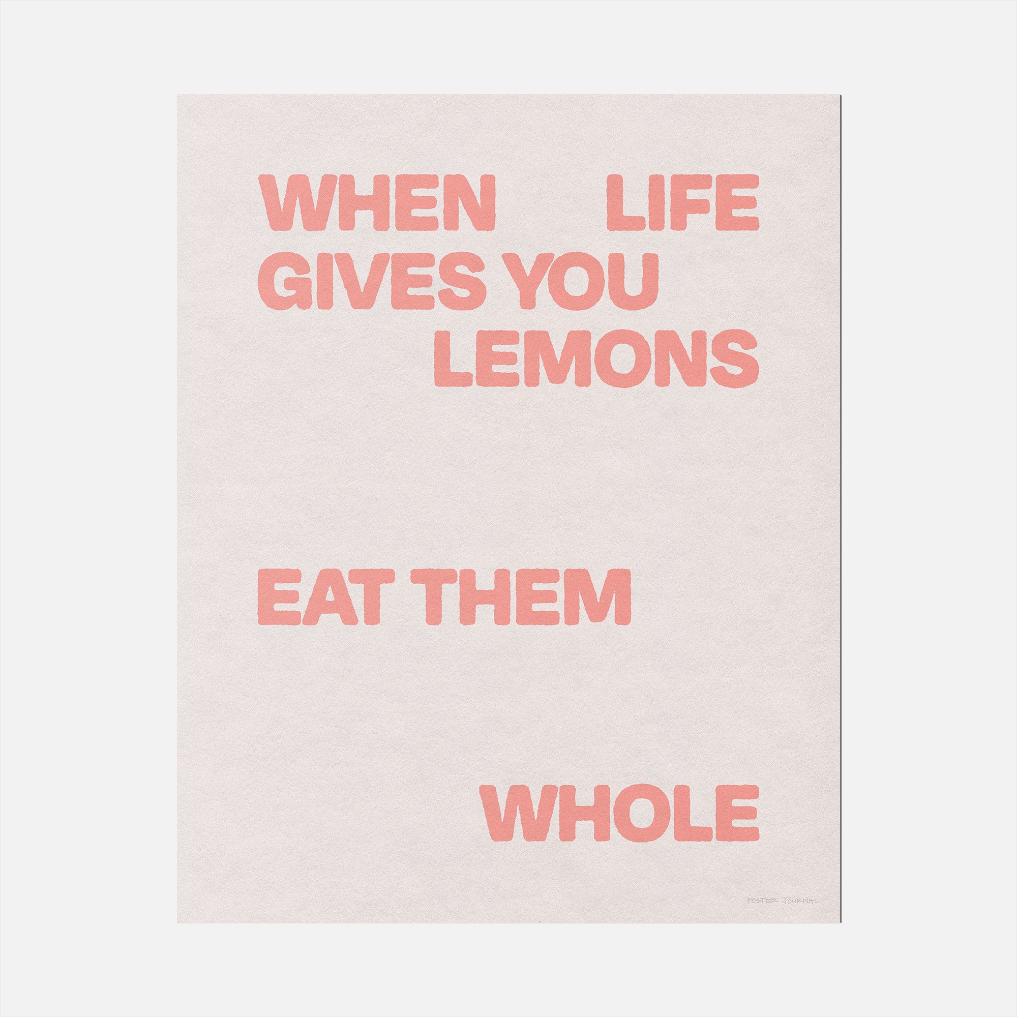 LEMONS PRINT