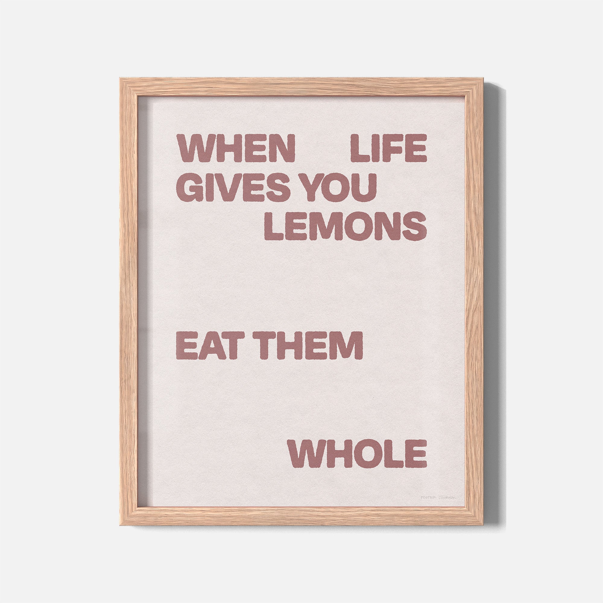 LEMONS PRINT