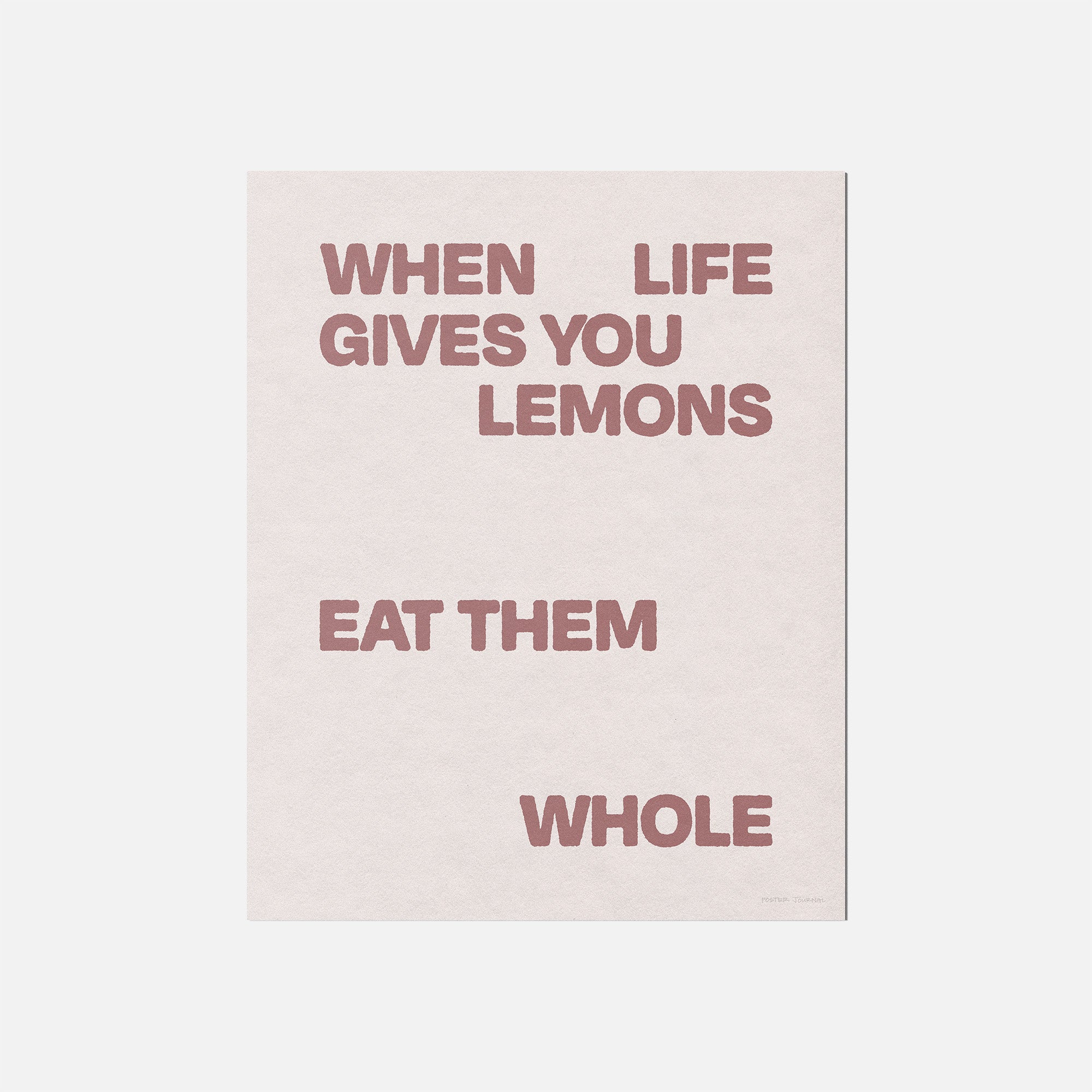 LEMONS PRINT