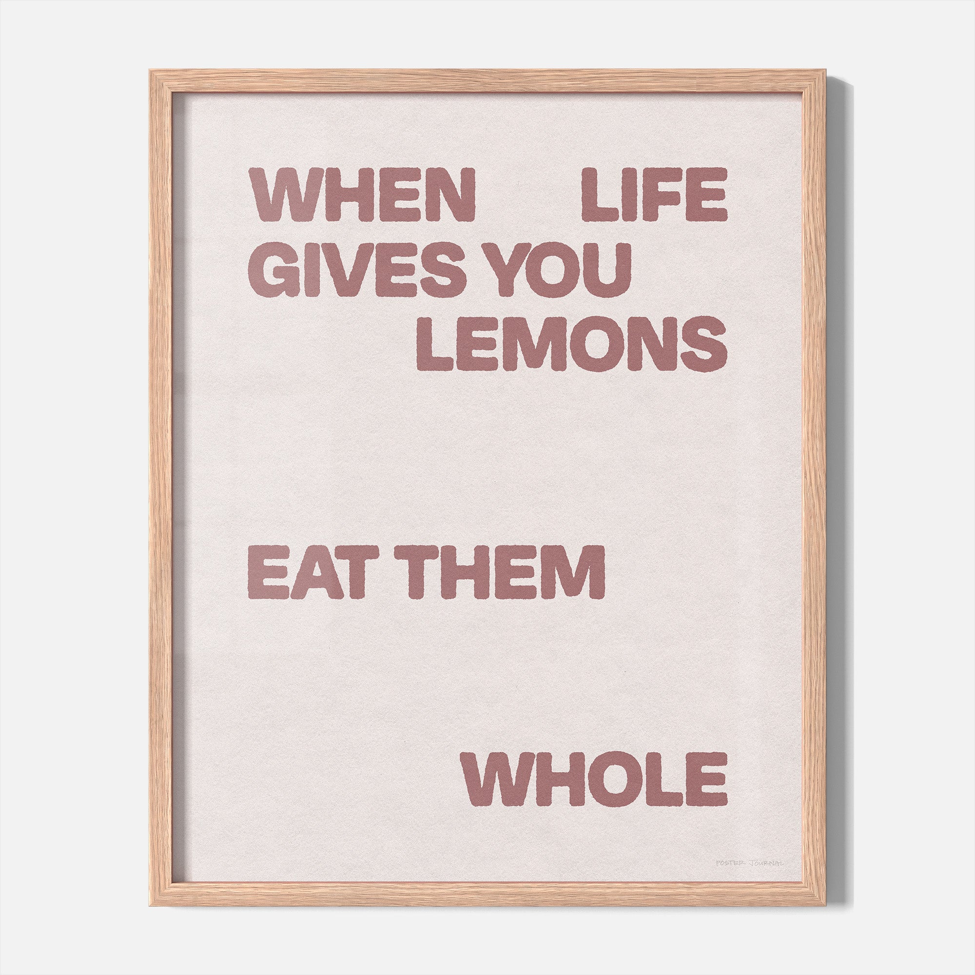 LEMONS PRINT