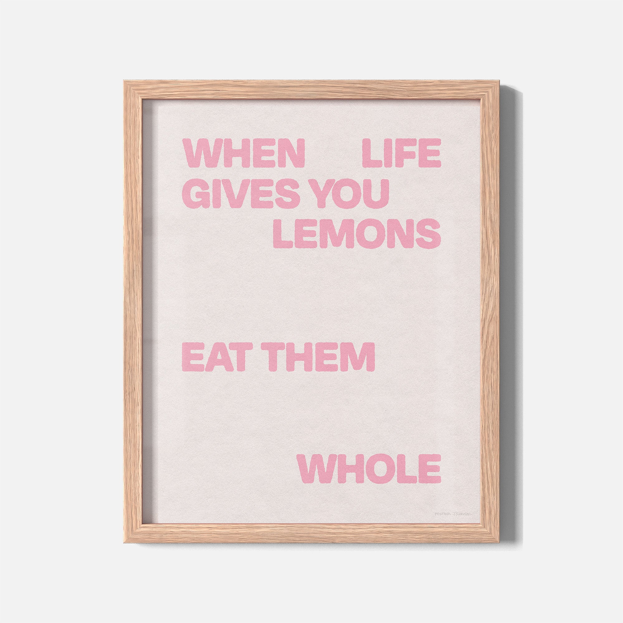 LEMONS PRINT