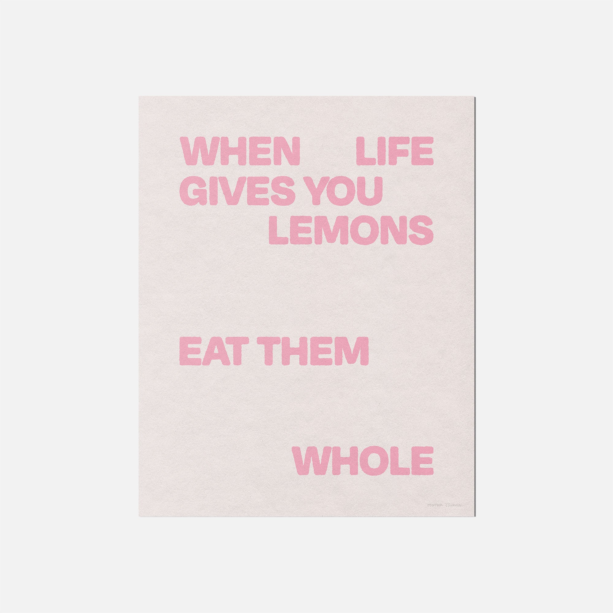 LEMONS PRINT