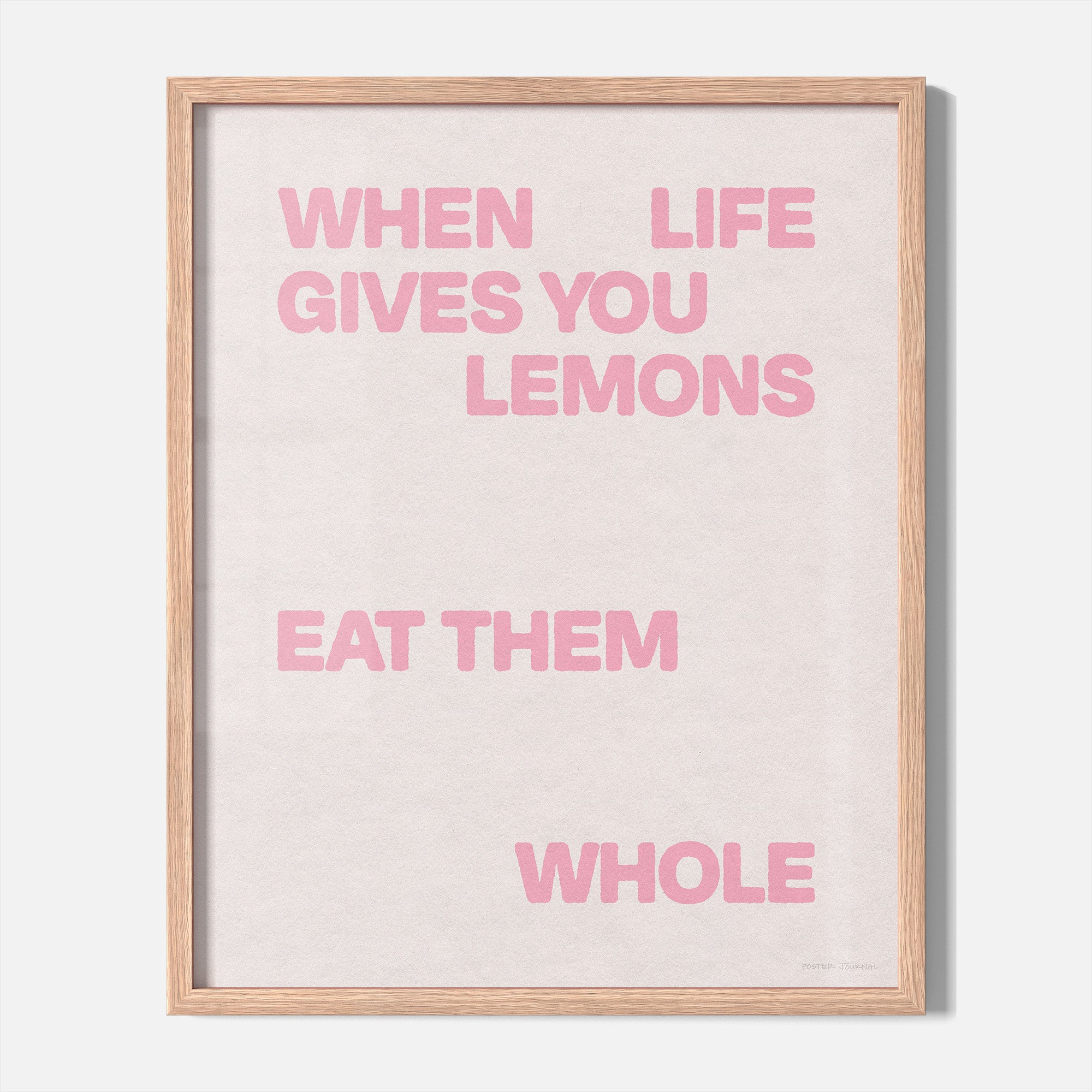 LEMONS PRINT