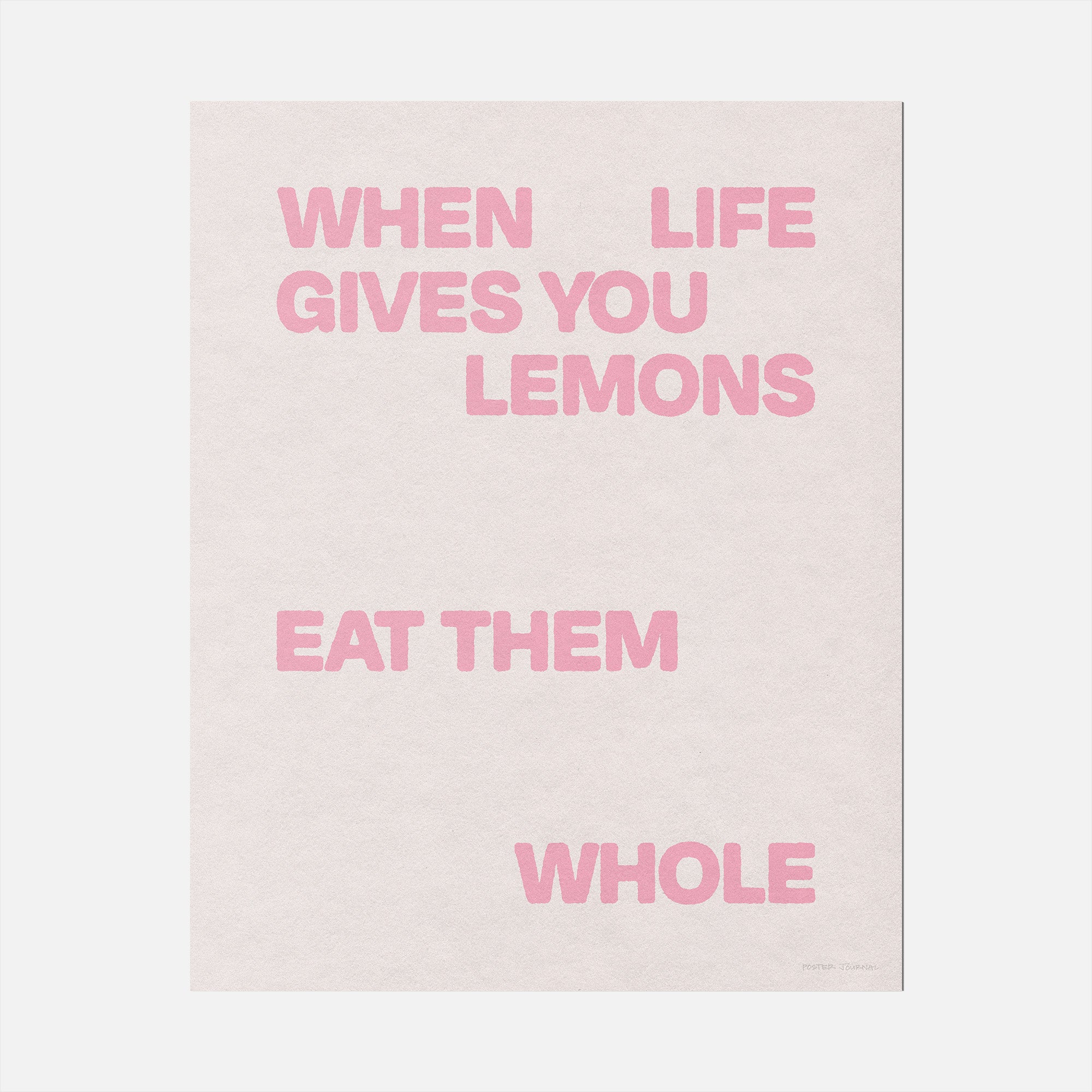 LEMONS PRINT