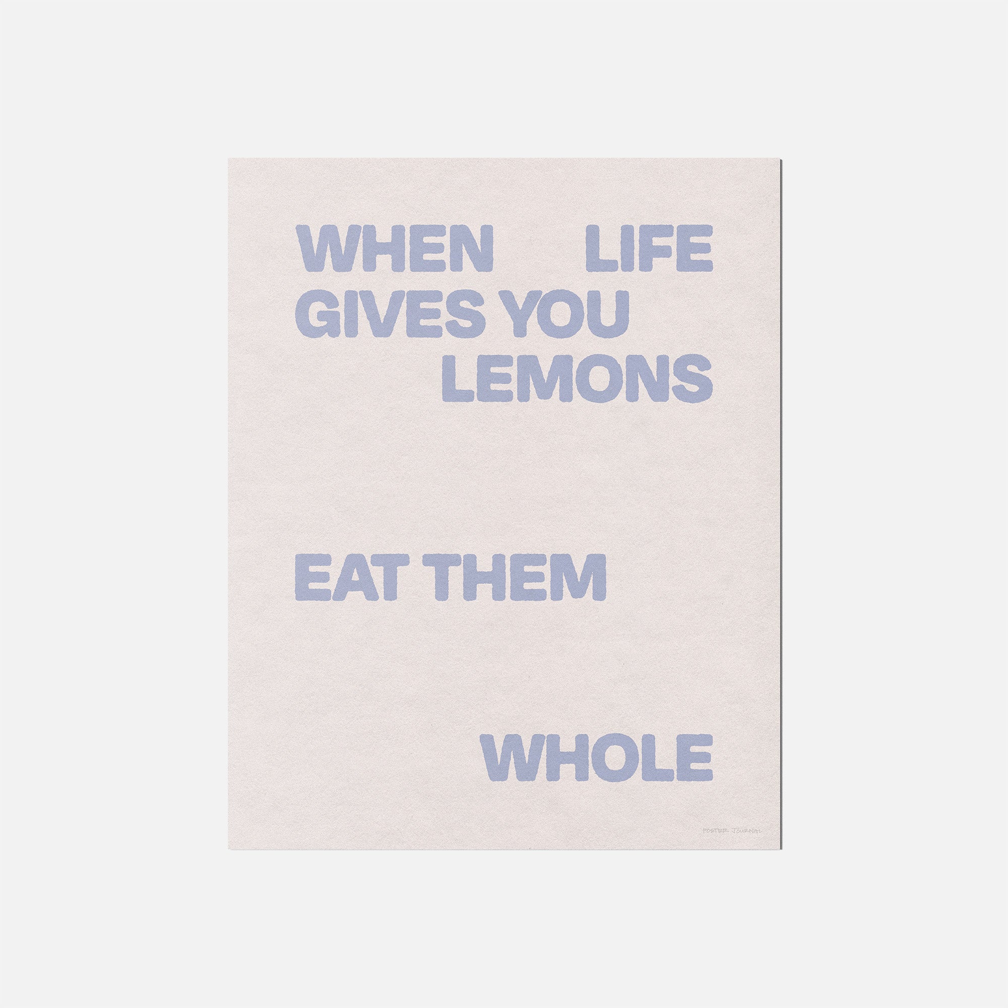 LEMONS PRINT