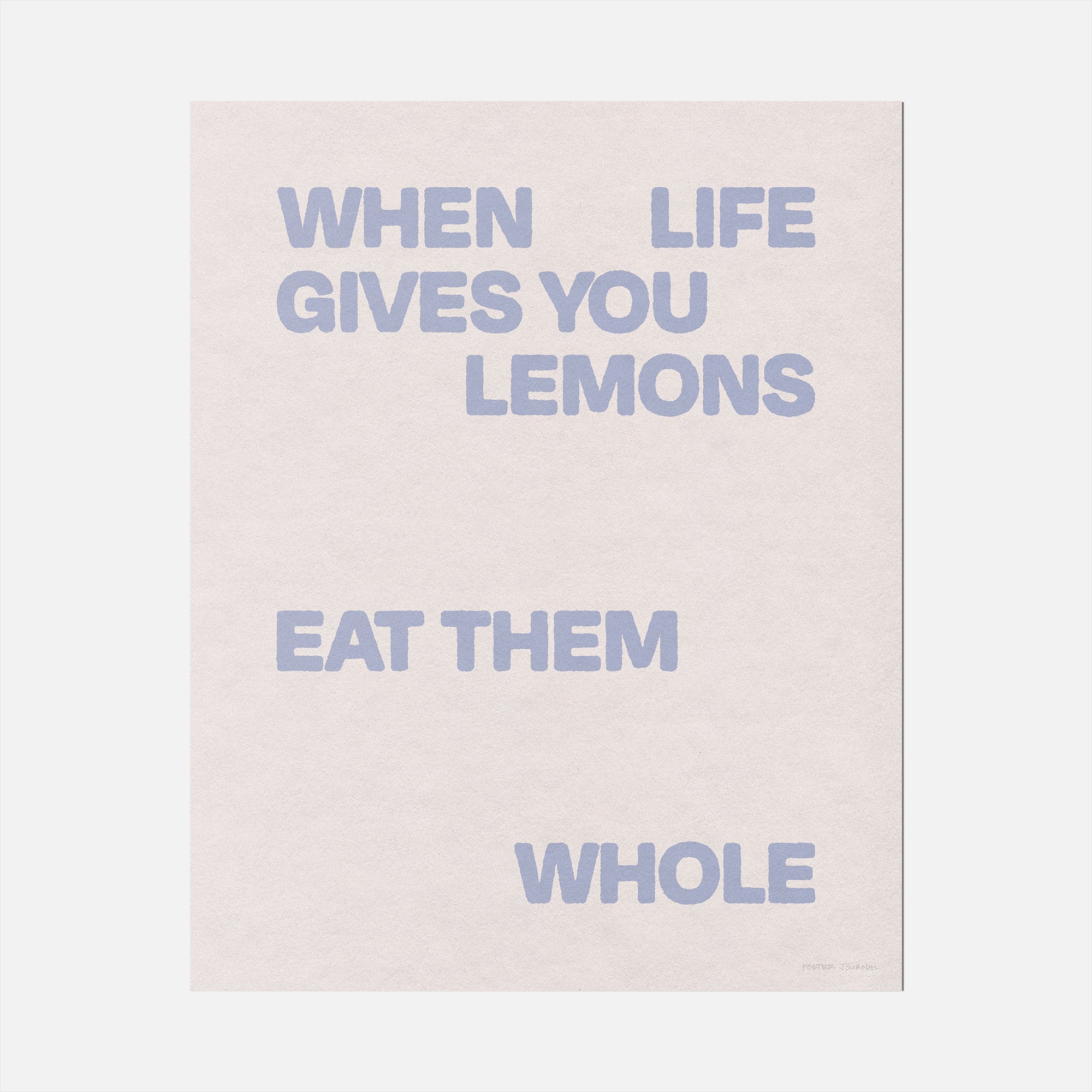 LEMONS PRINT