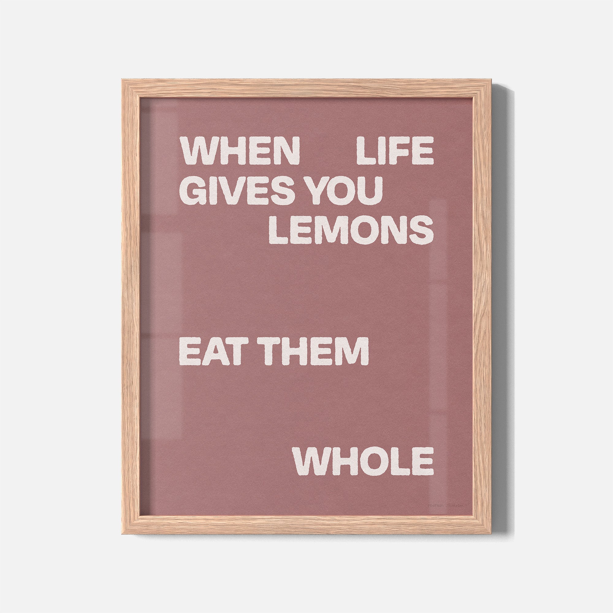 LEMONS PRINT