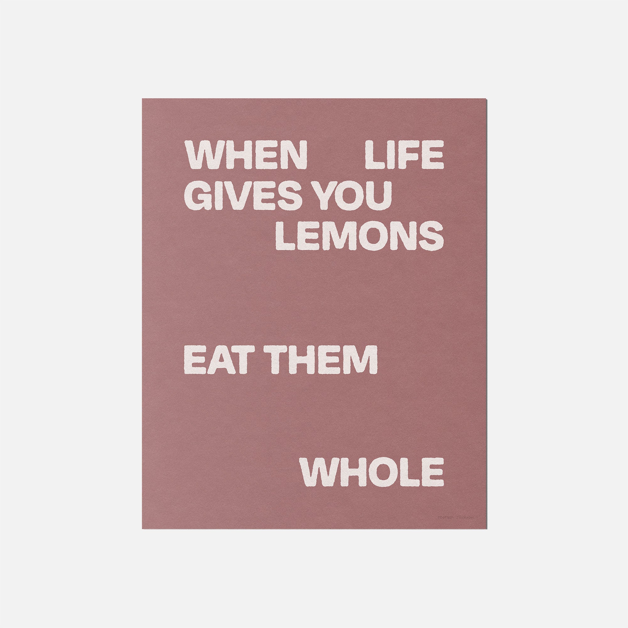 LEMONS PRINT