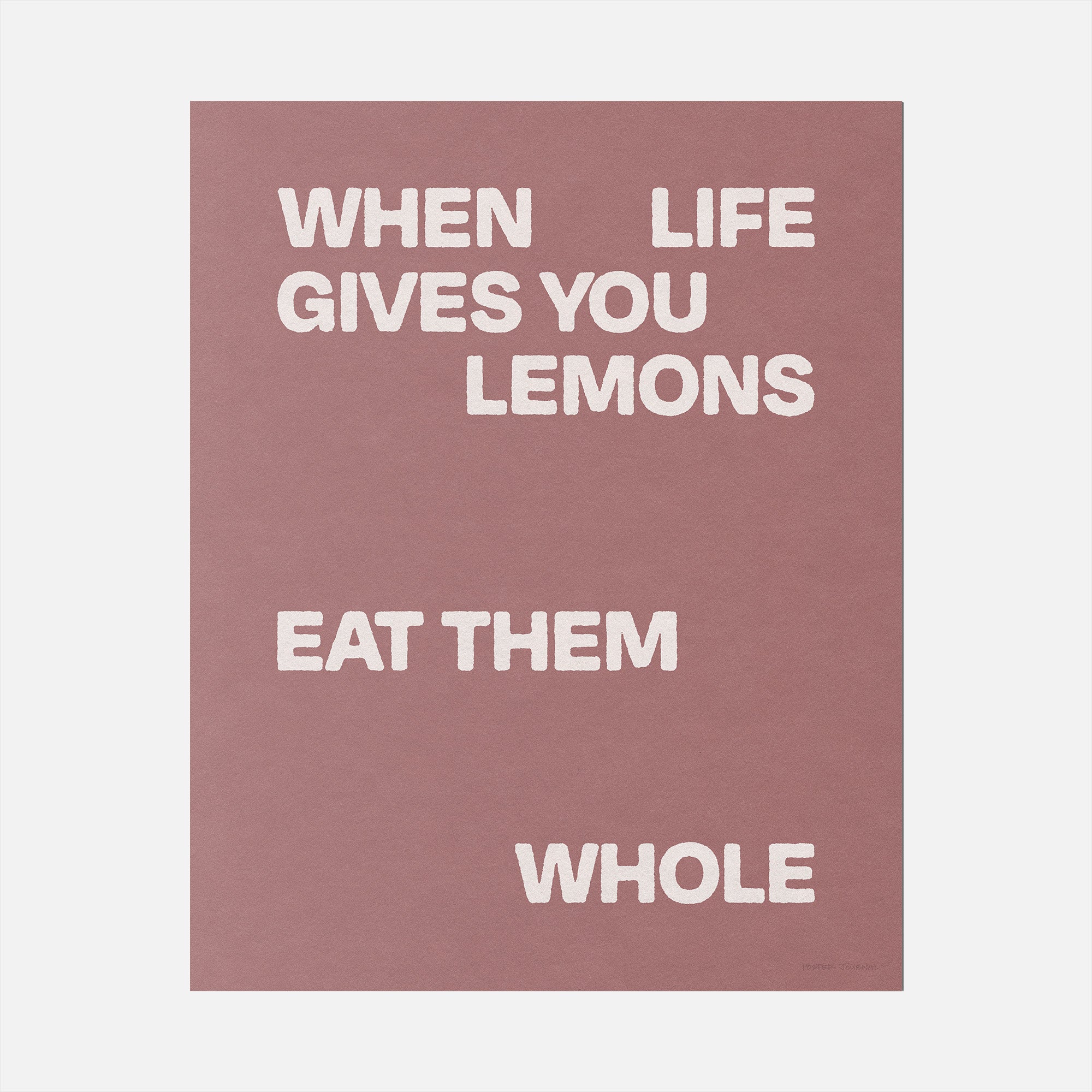 LEMONS PRINT