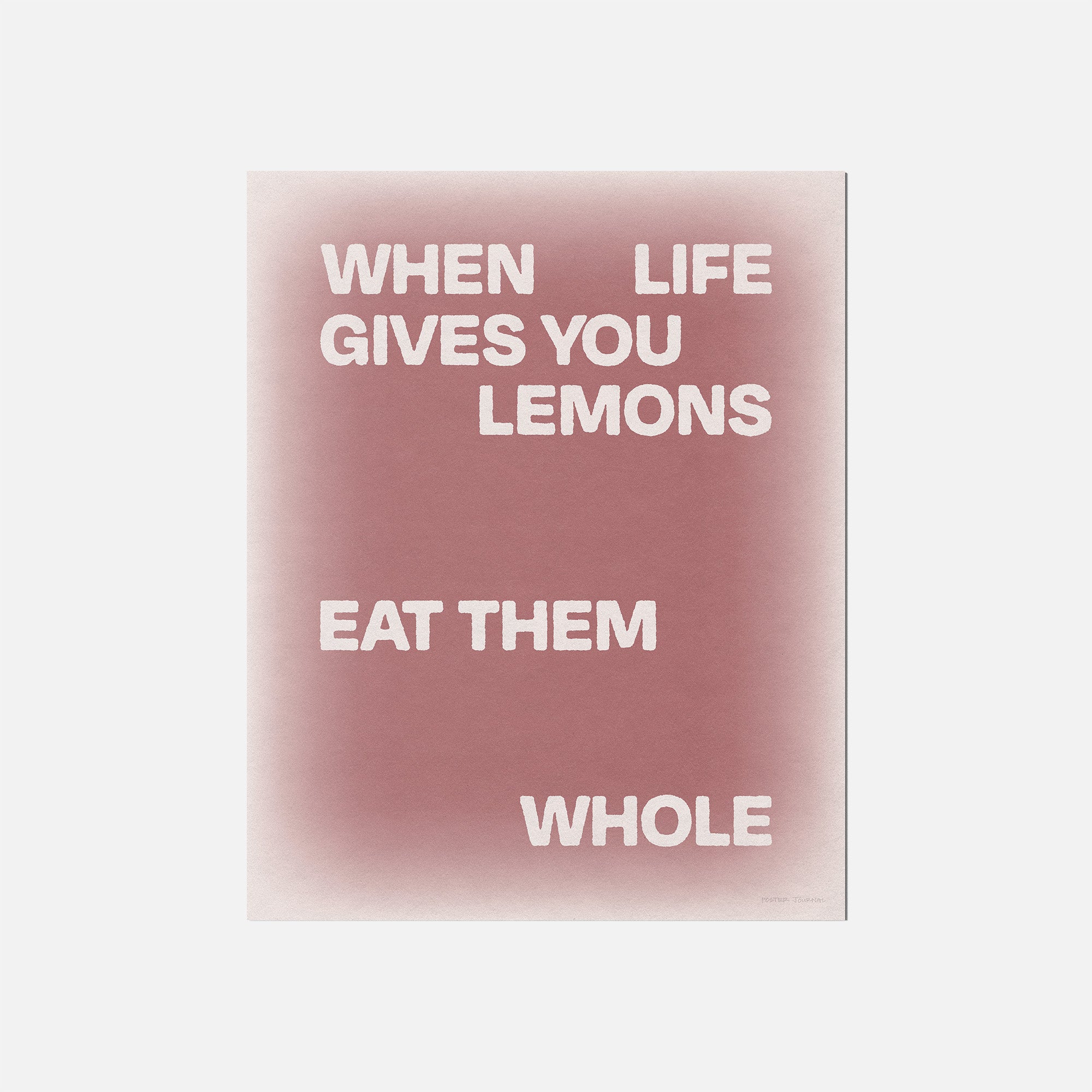 LEMONS PRINT