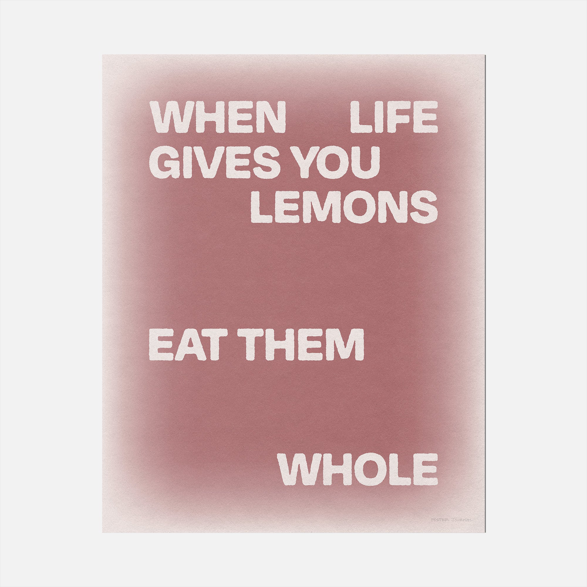 LEMONS PRINT