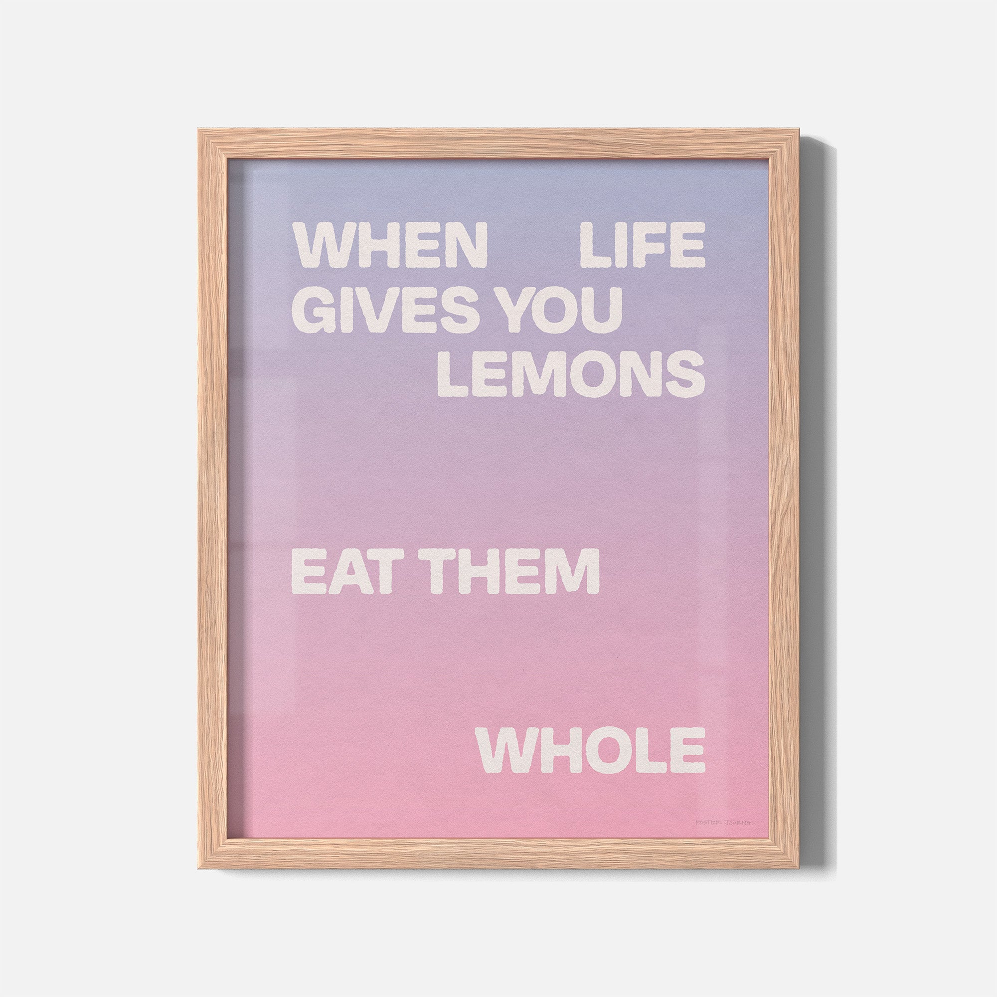 LEMONS PRINT