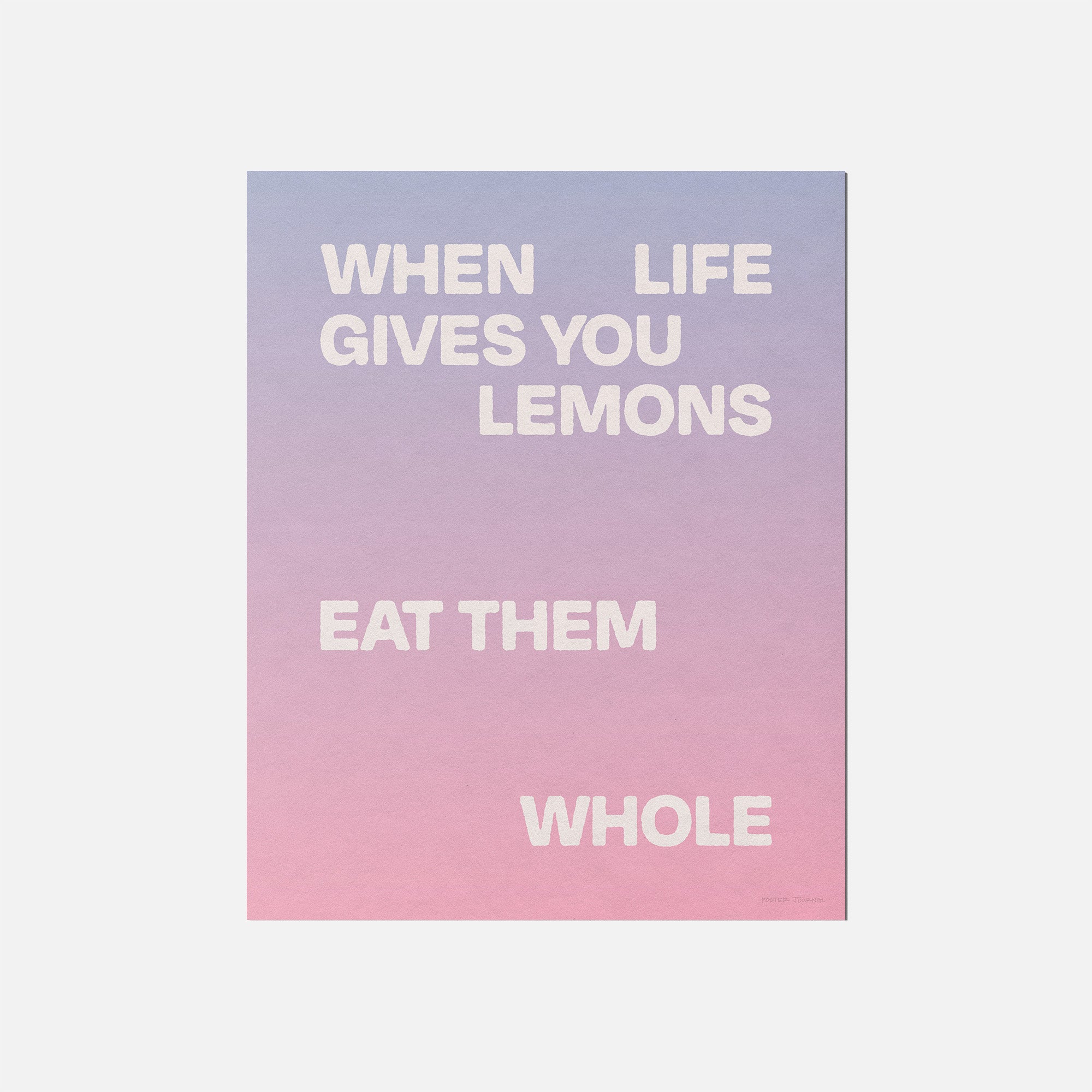 LEMONS PRINT