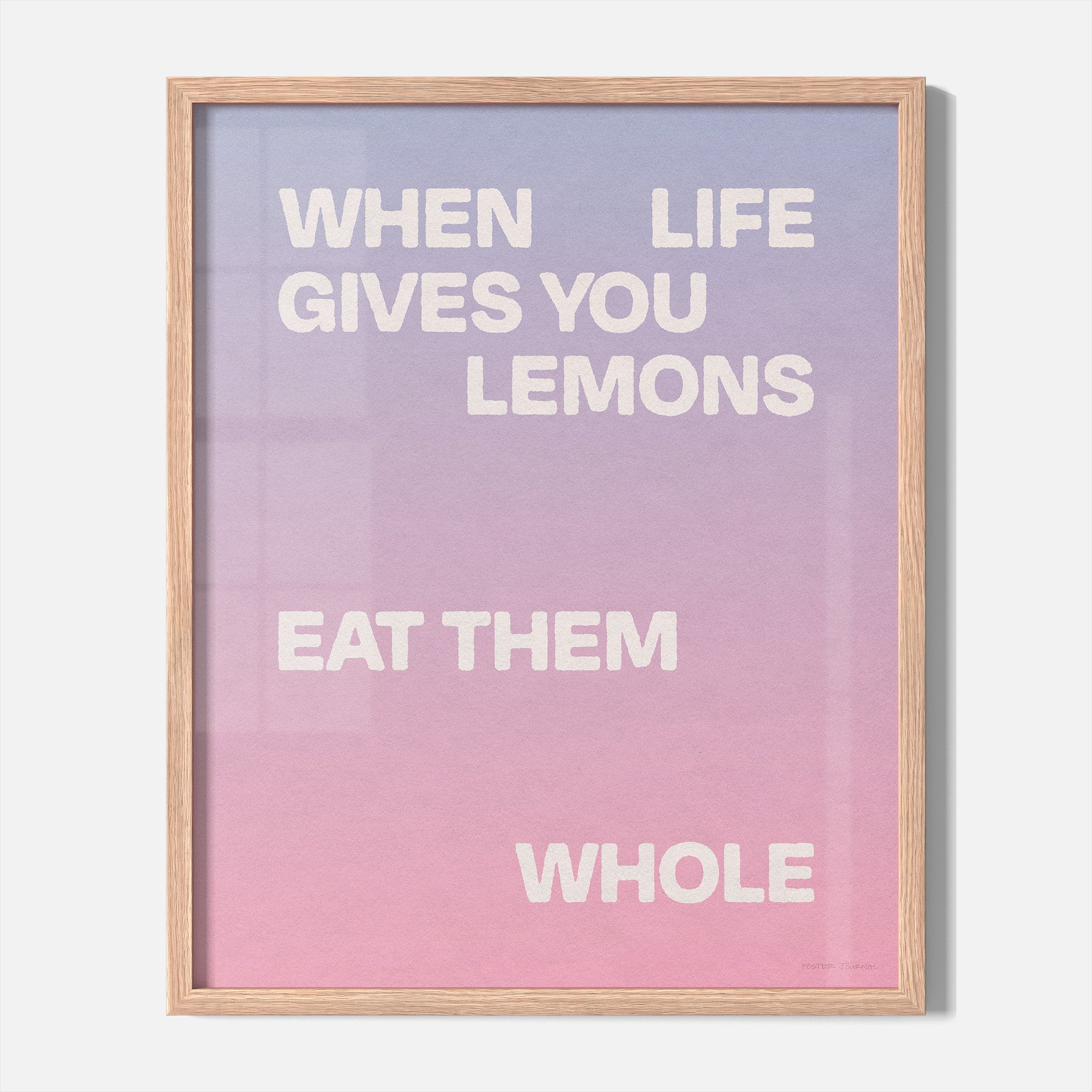 LEMONS PRINT