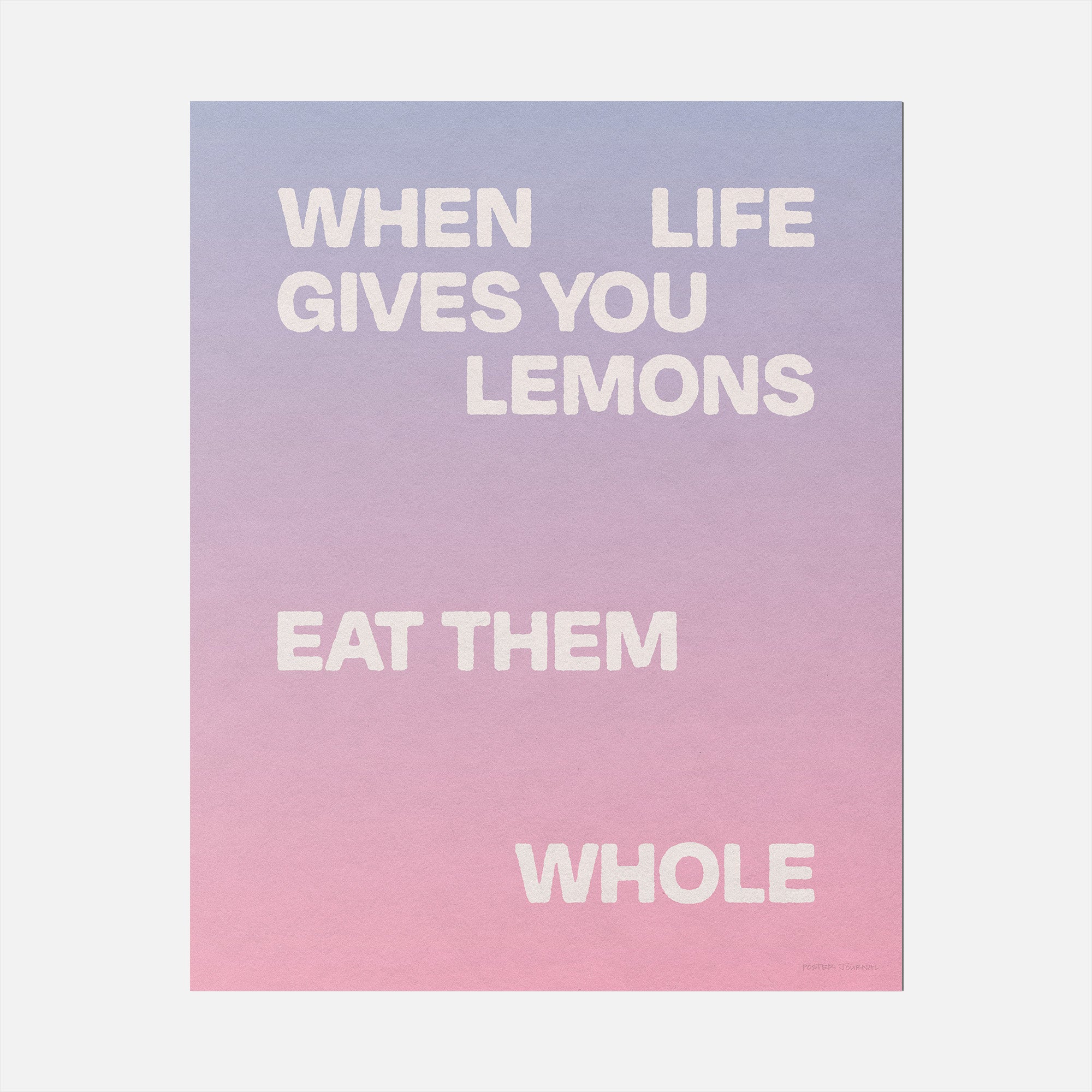 LEMONS PRINT