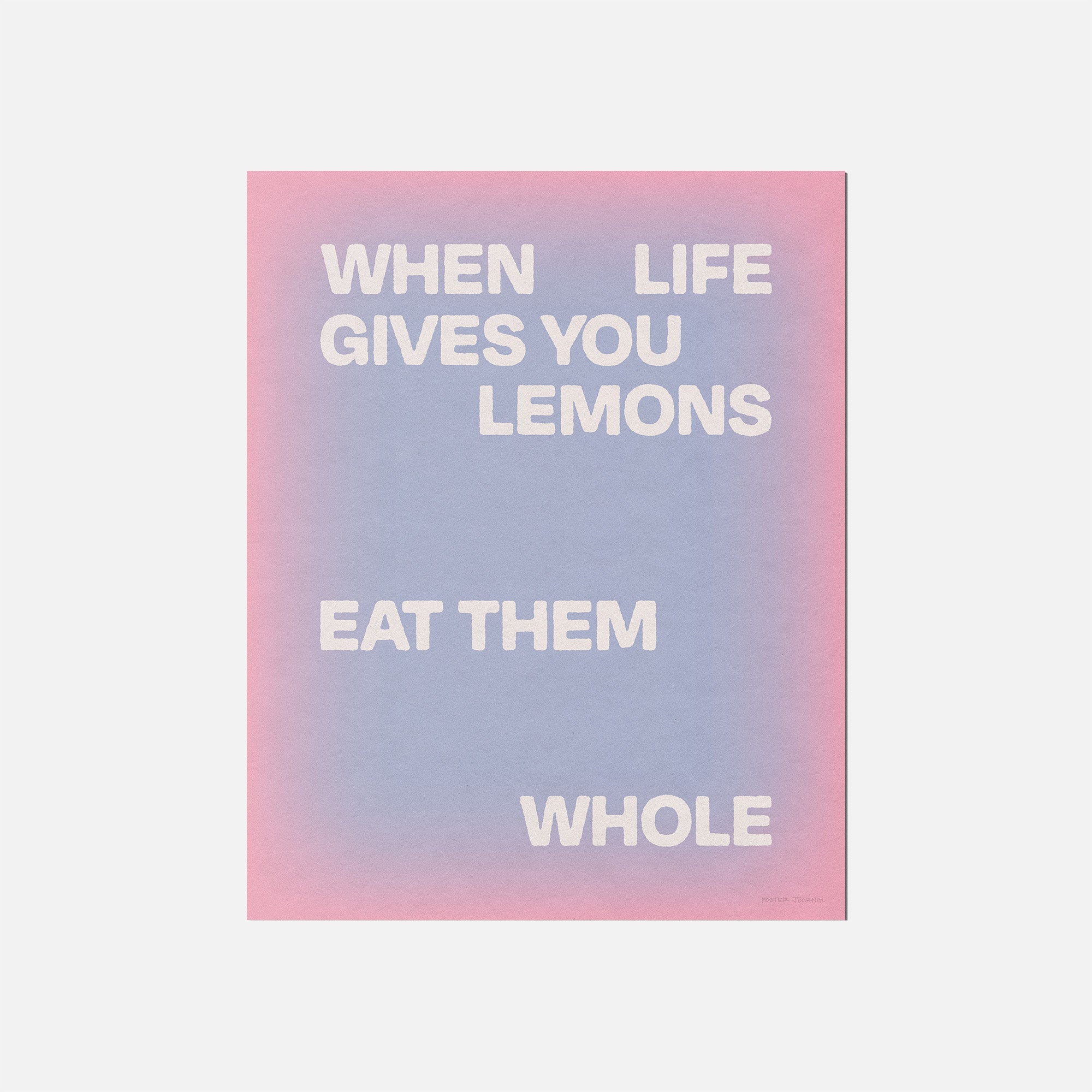 LEMONS PRINT