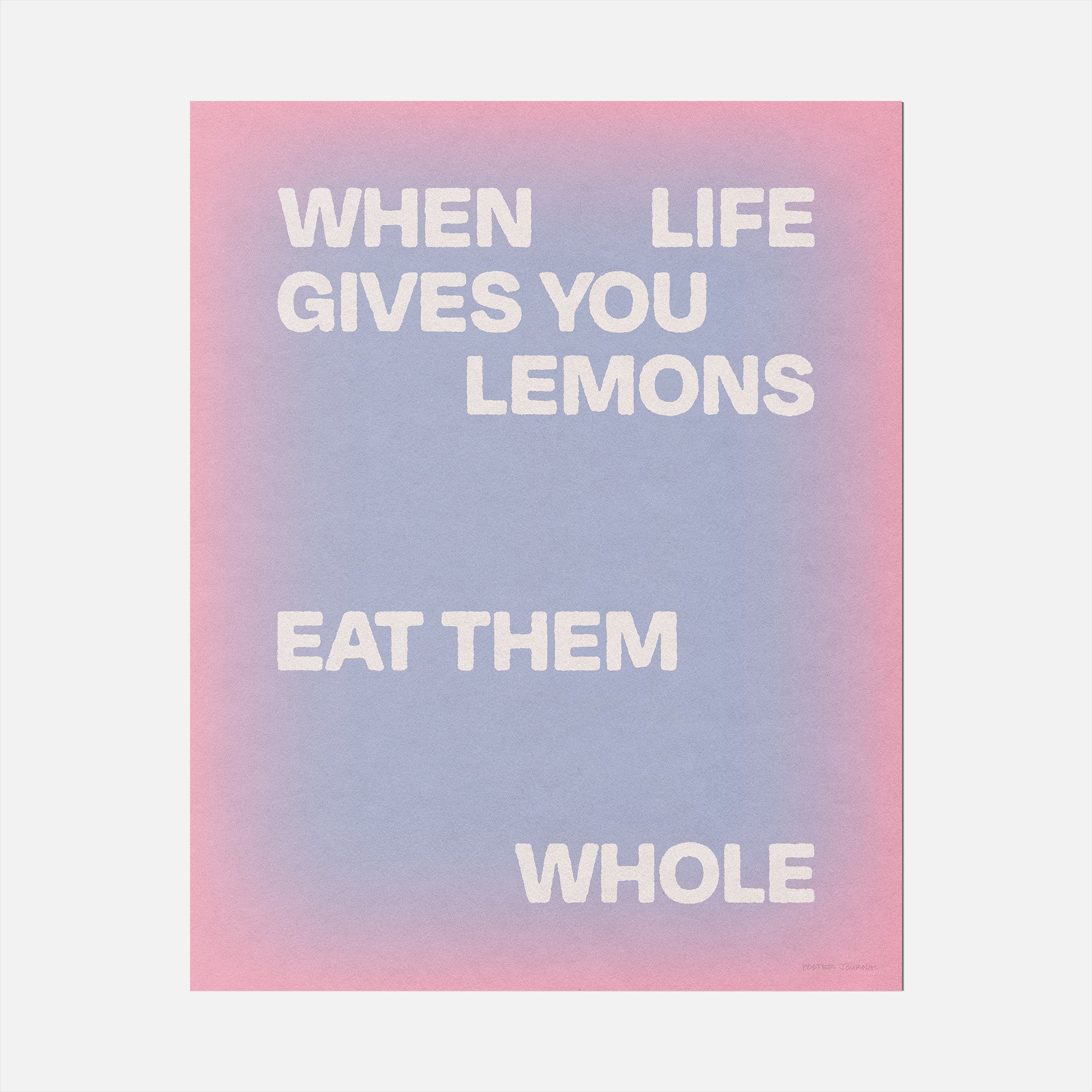 LEMONS PRINT
