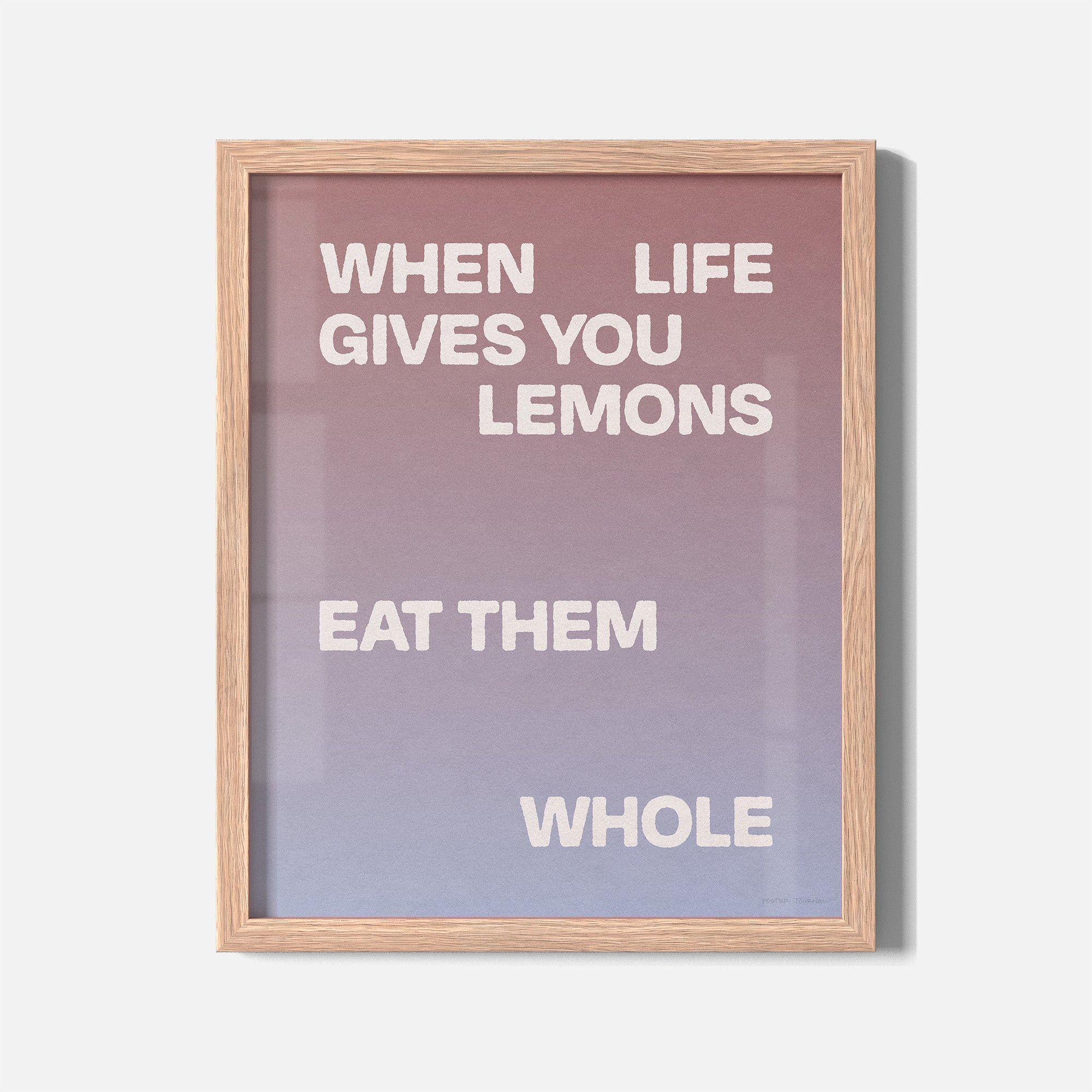 LEMONS PRINT