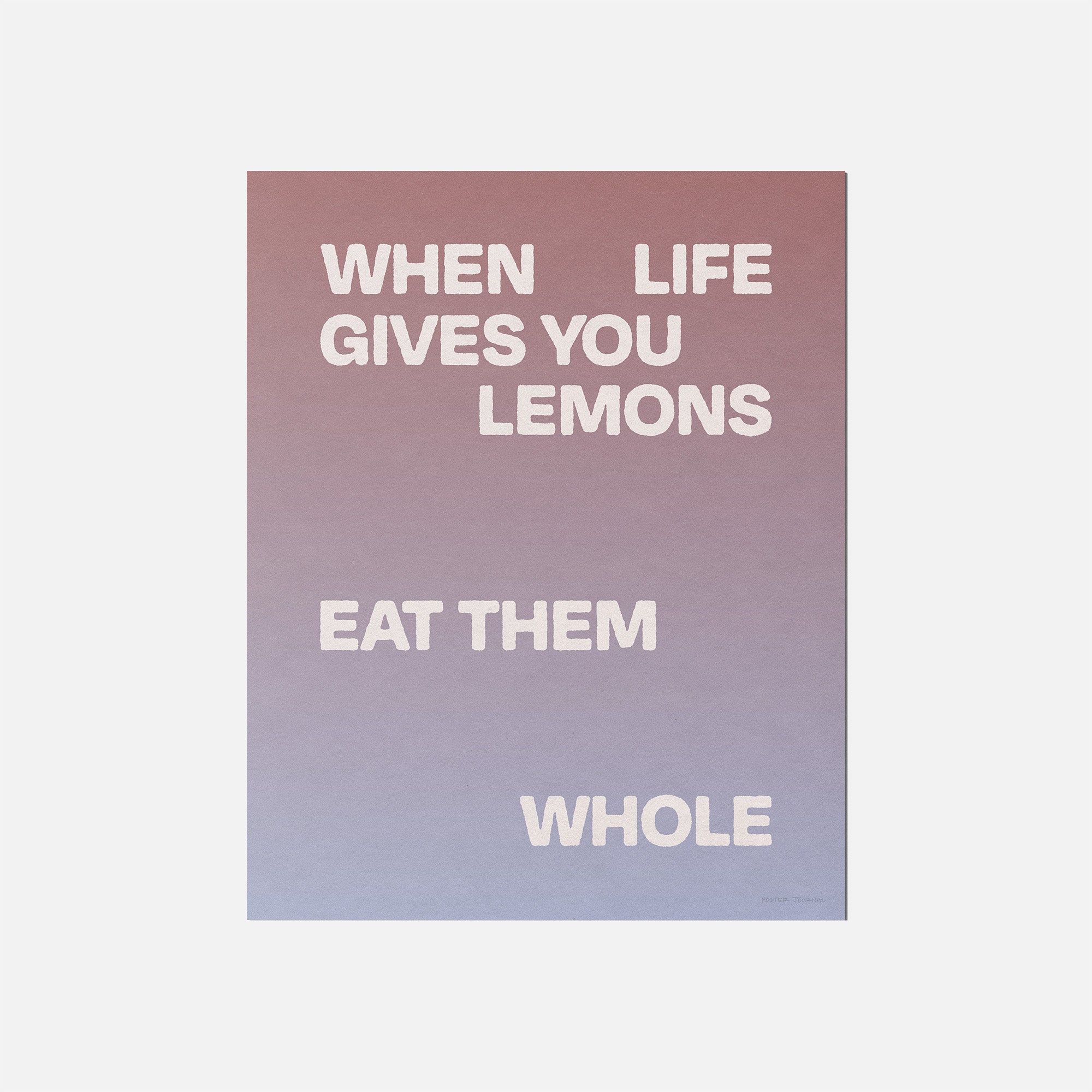 LEMONS PRINT