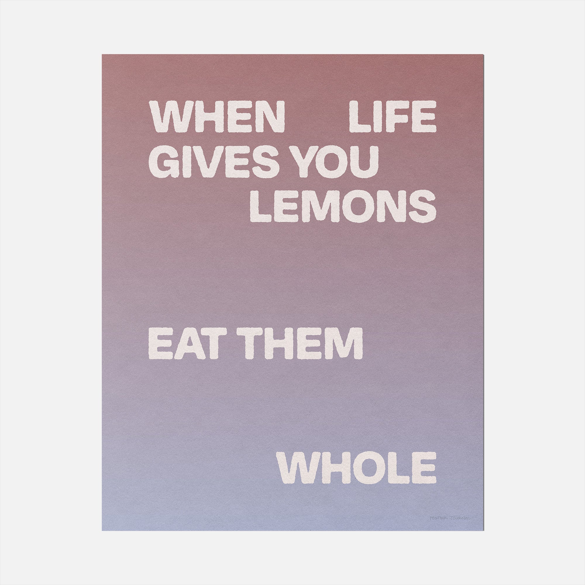 LEMONS PRINT