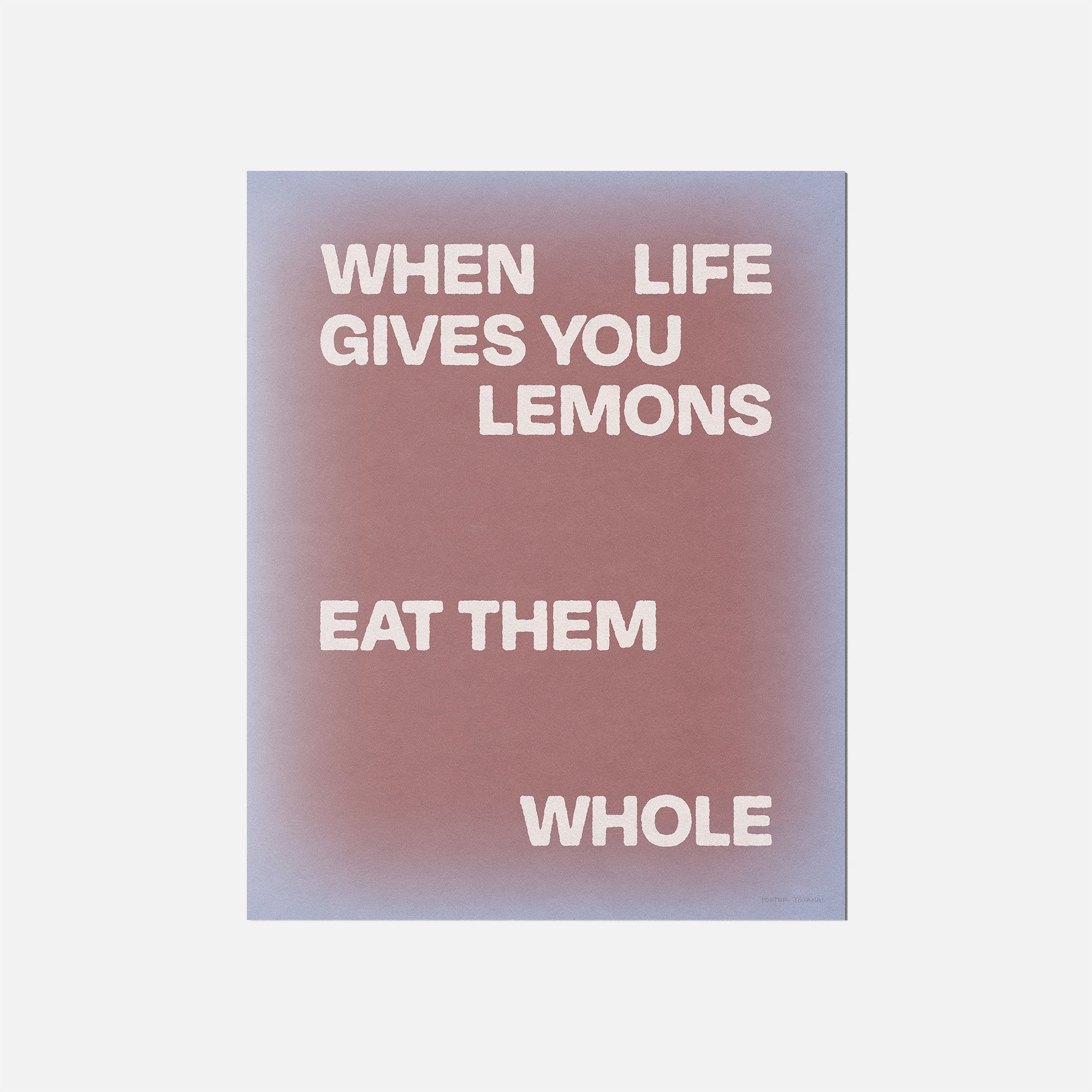 LEMONS PRINT