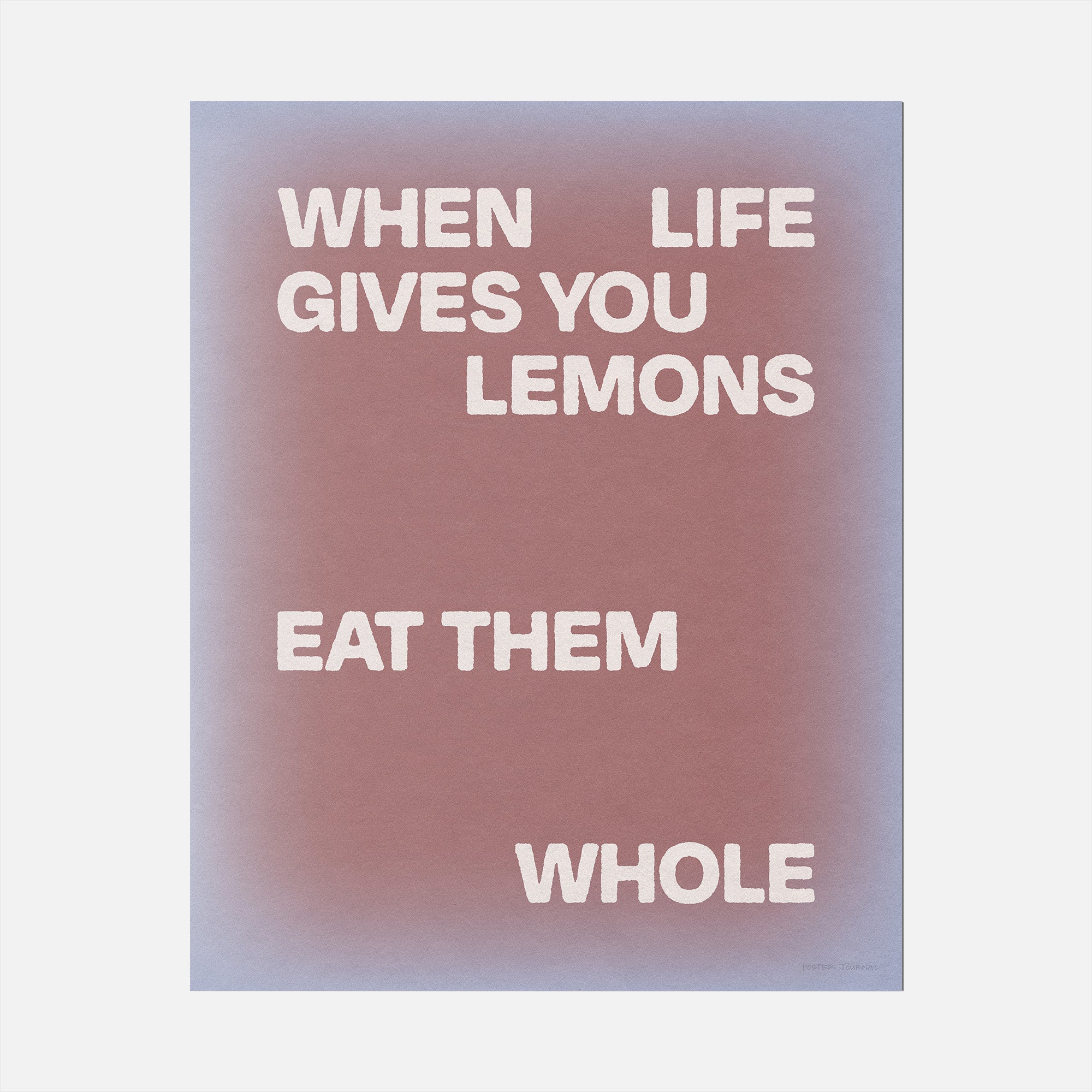 LEMONS PRINT