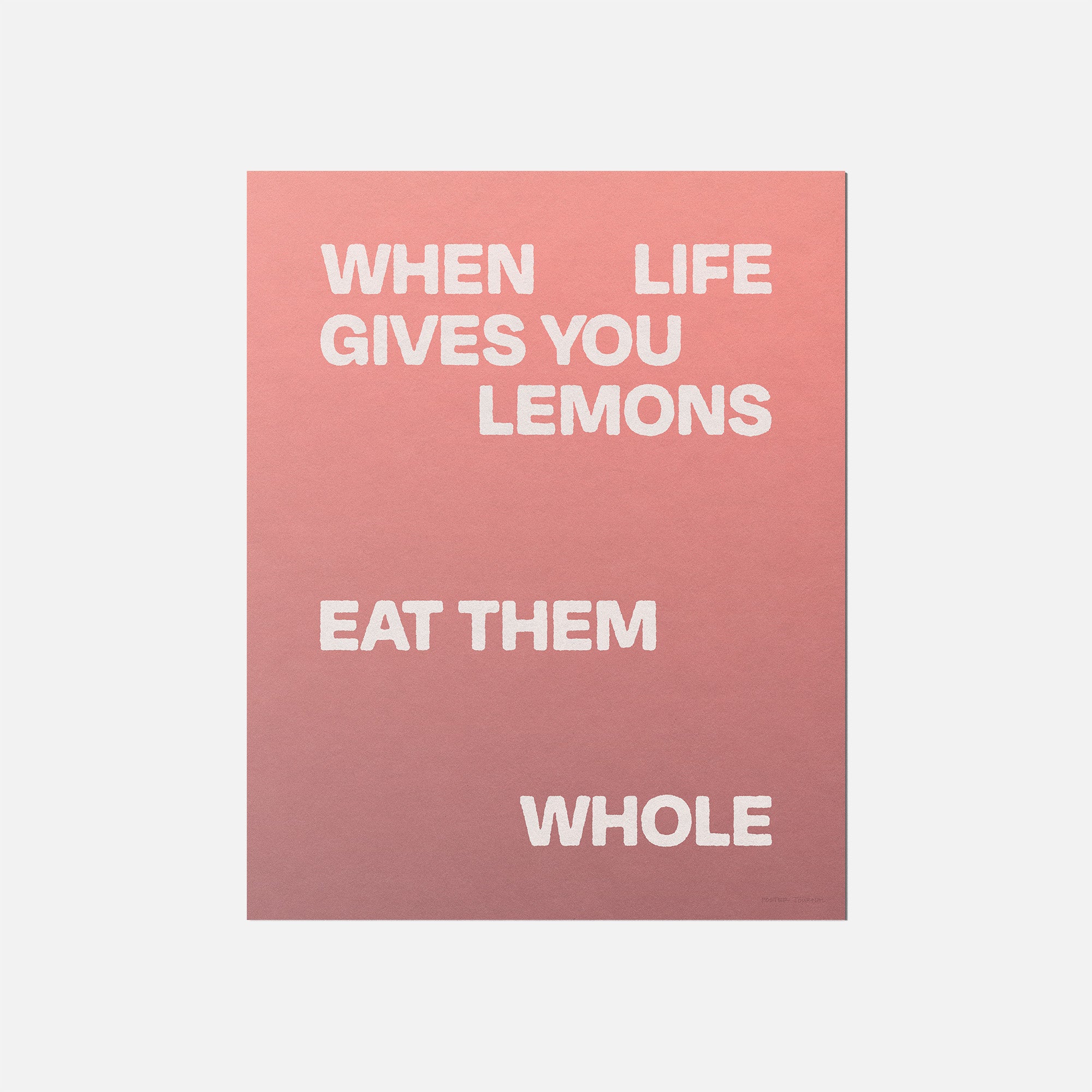 LEMONS PRINT