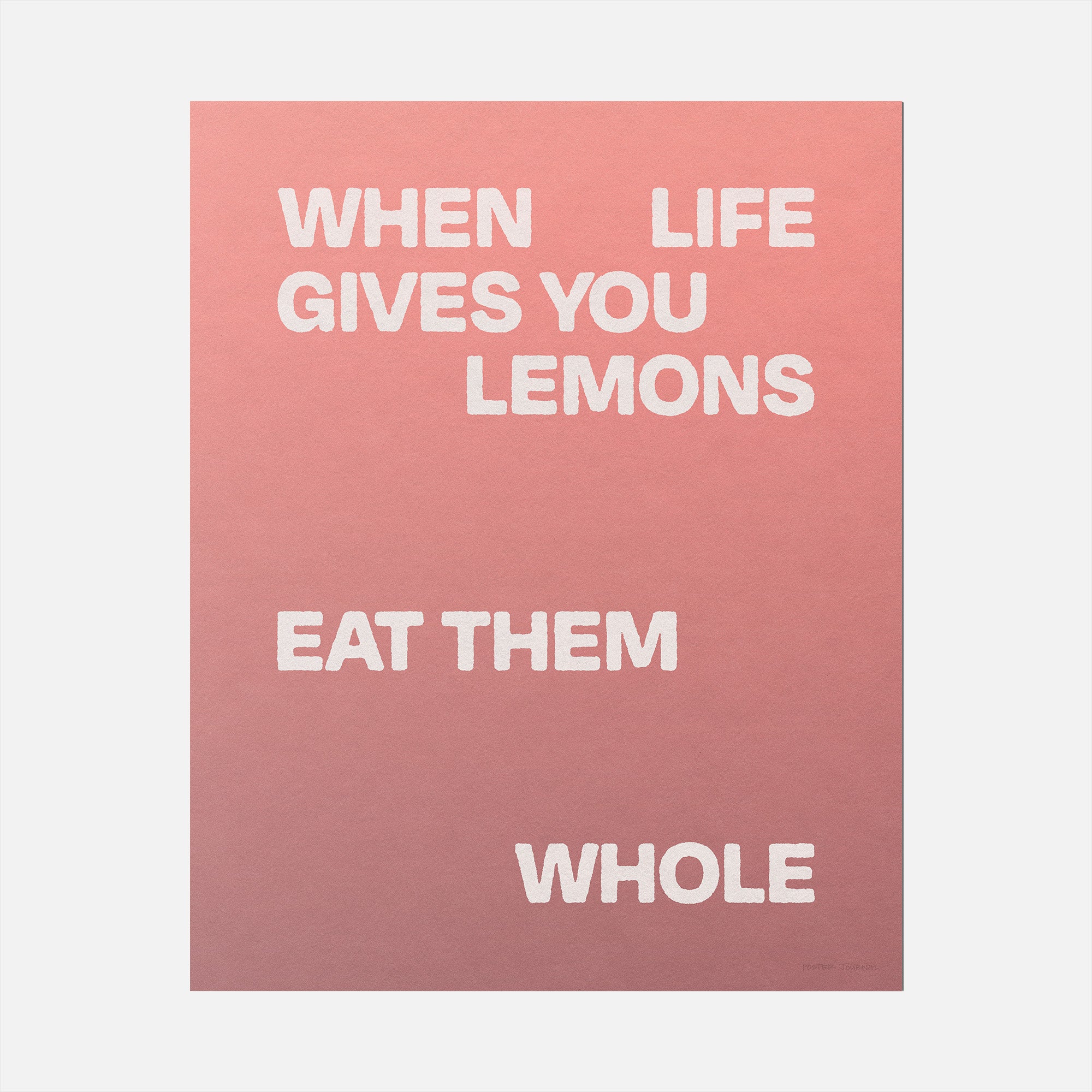 LEMONS PRINT