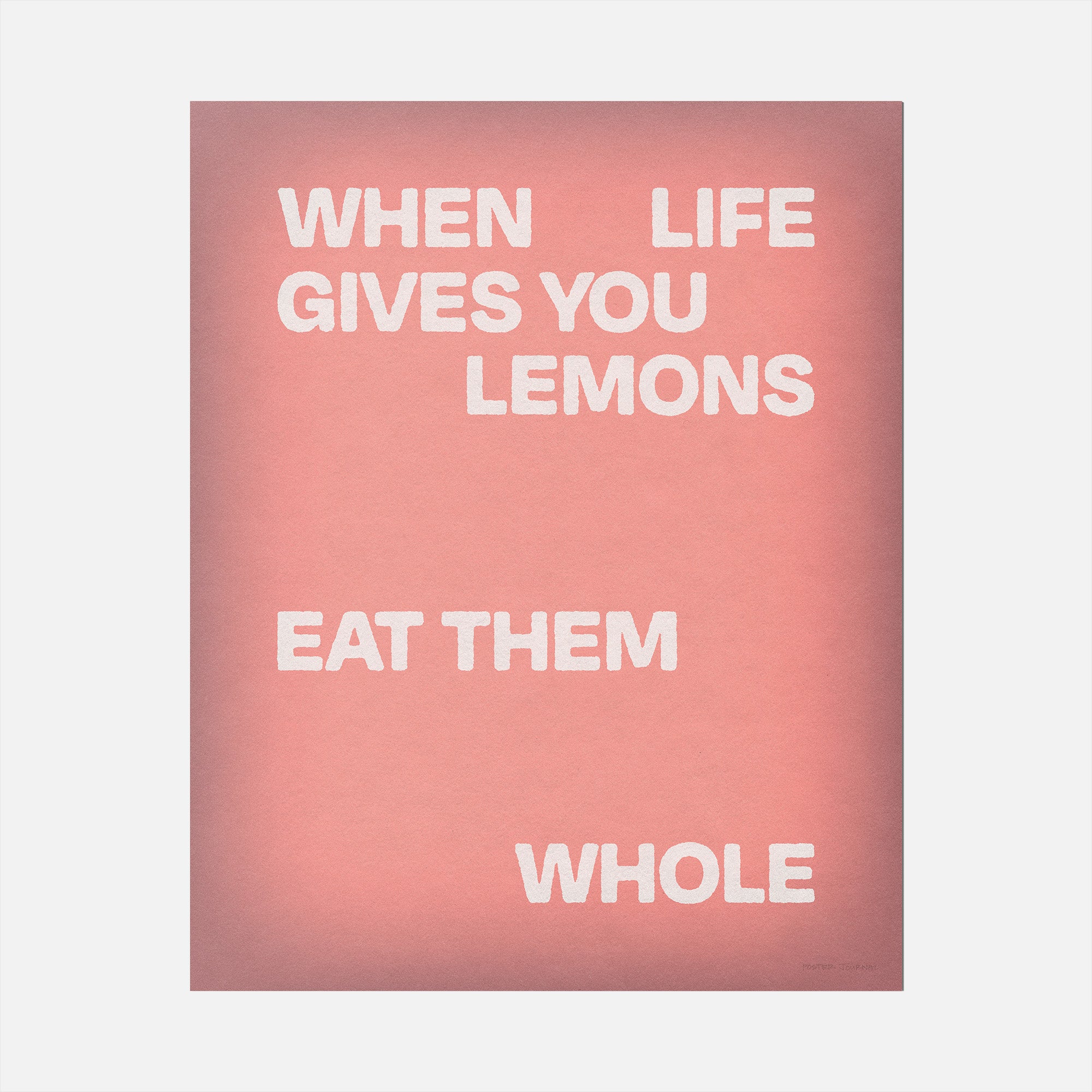 LEMONS PRINT