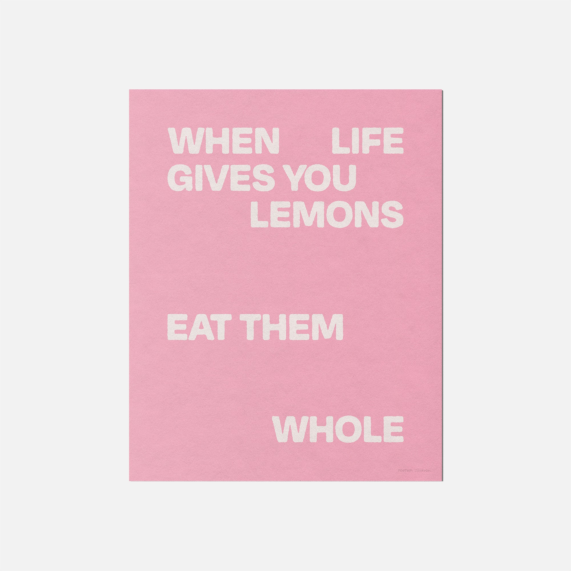 LEMONS PRINT