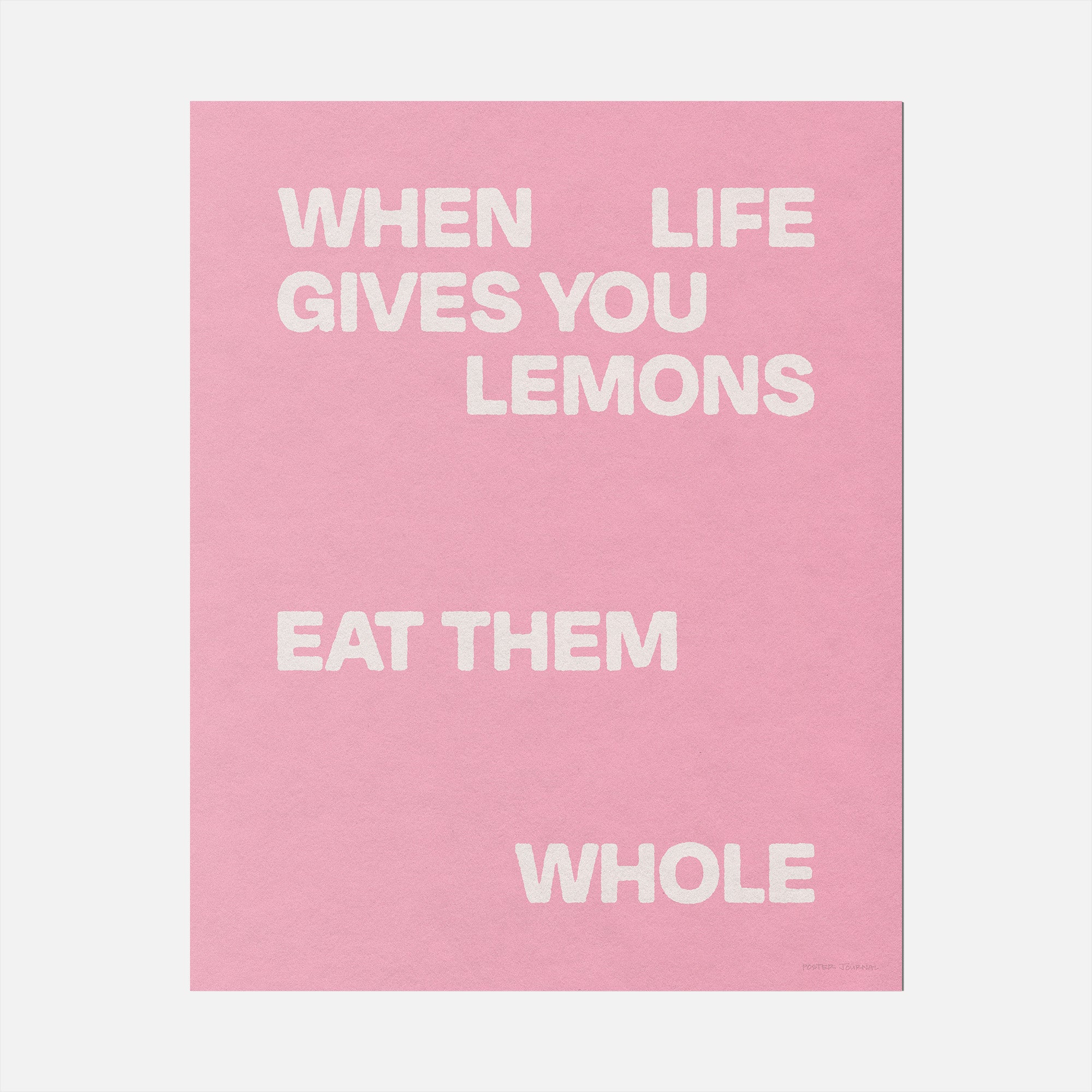 LEMONS PRINT