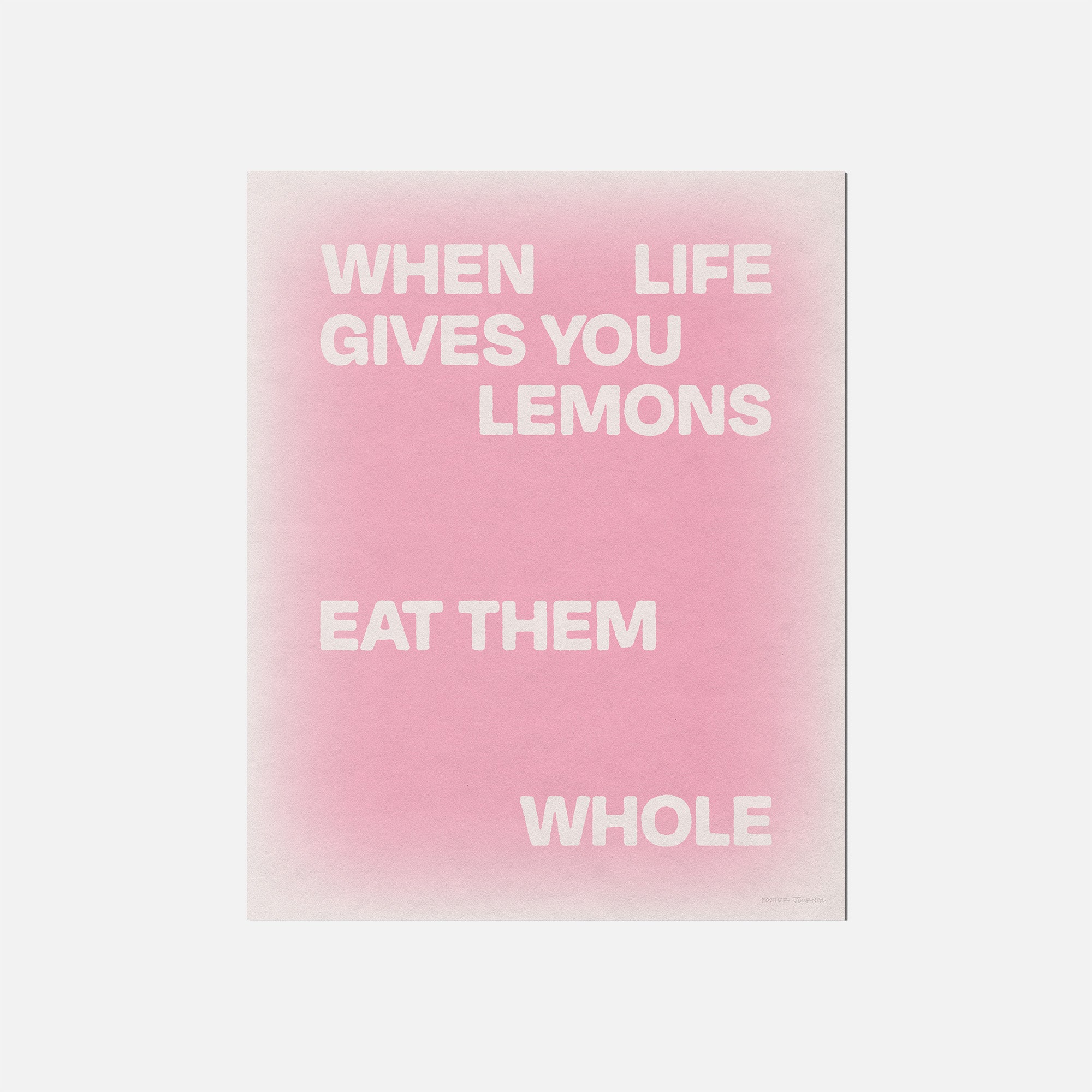 LEMONS PRINT